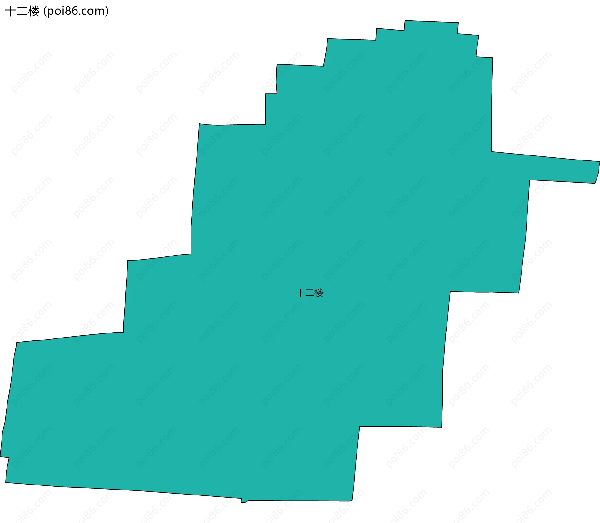 十二楼边界地图
