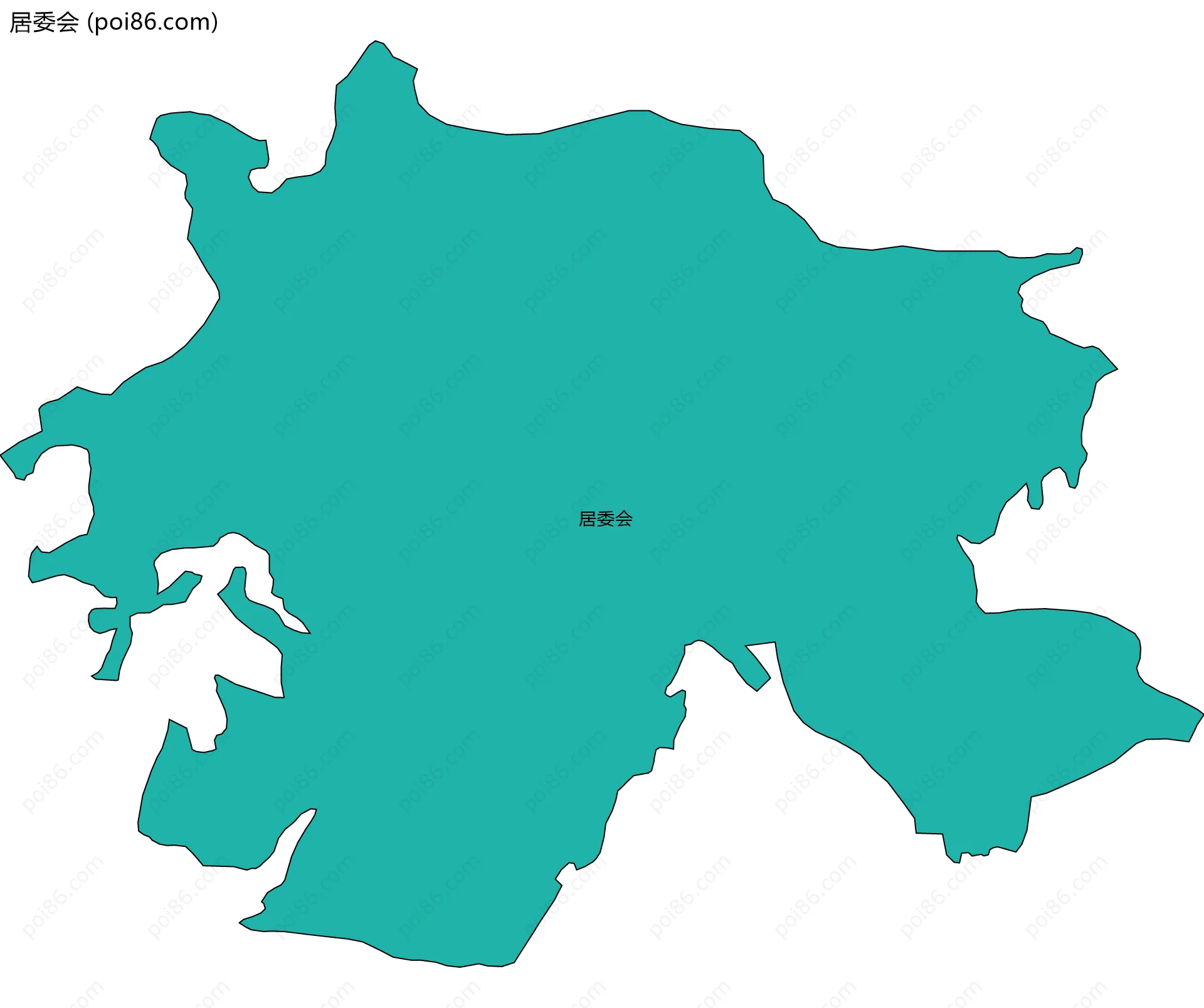 居委会边界地图