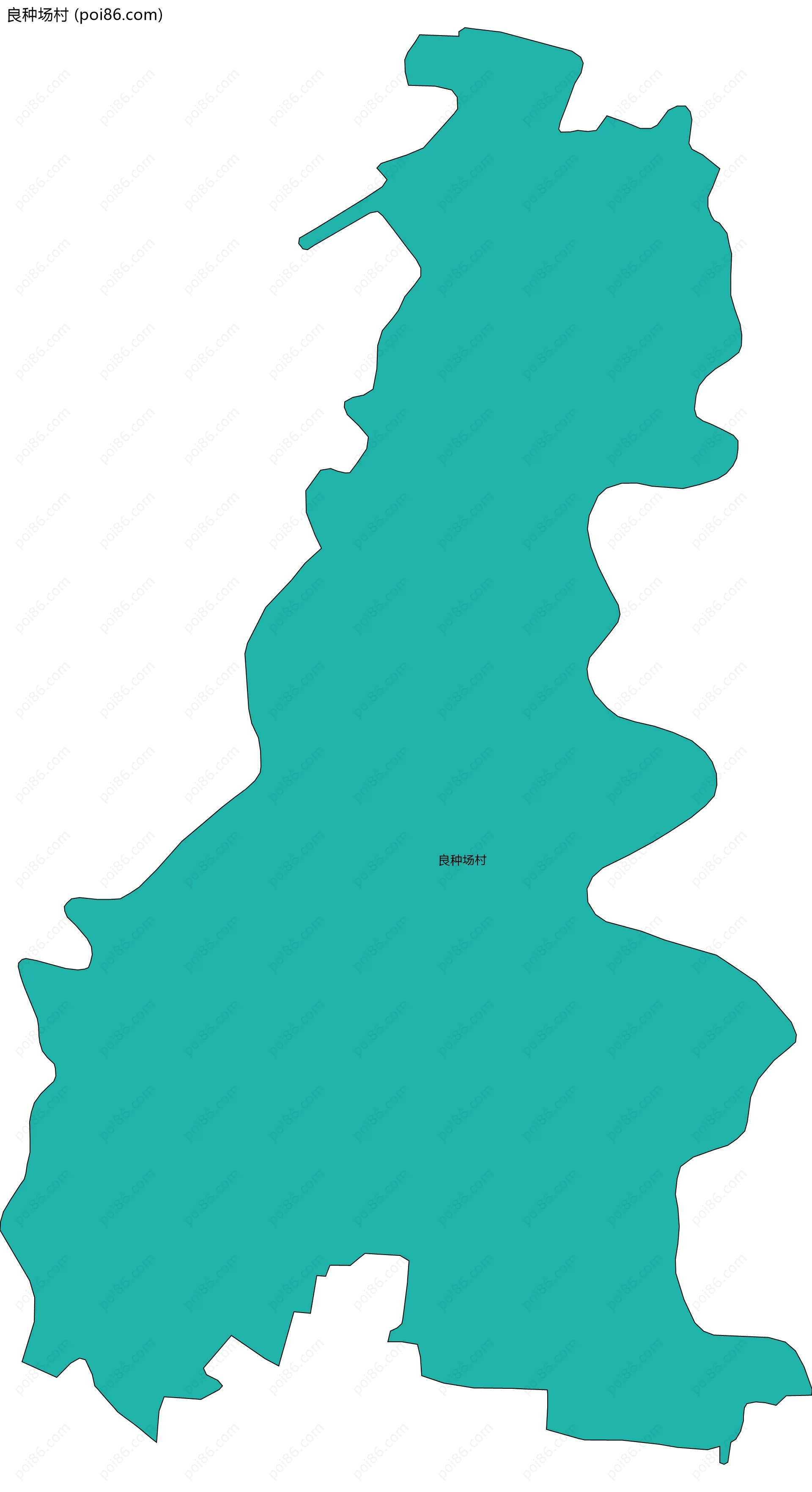 良种场村边界地图