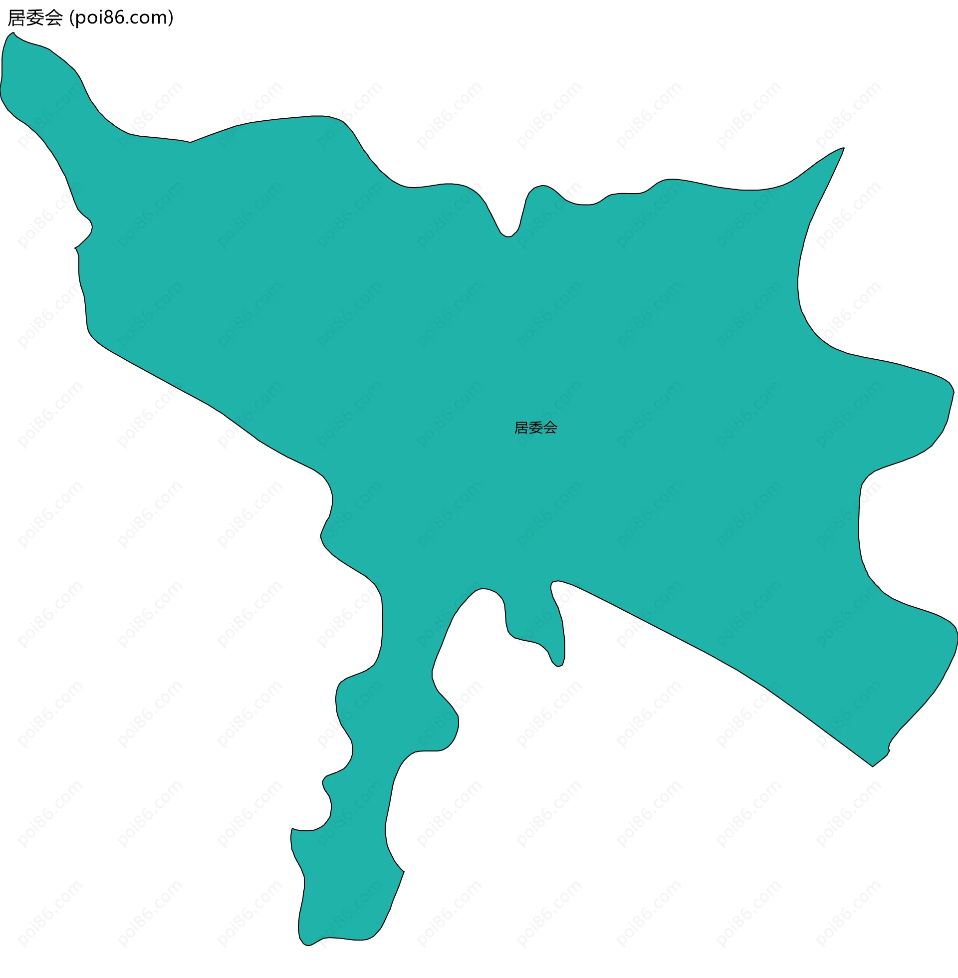 居委会边界地图