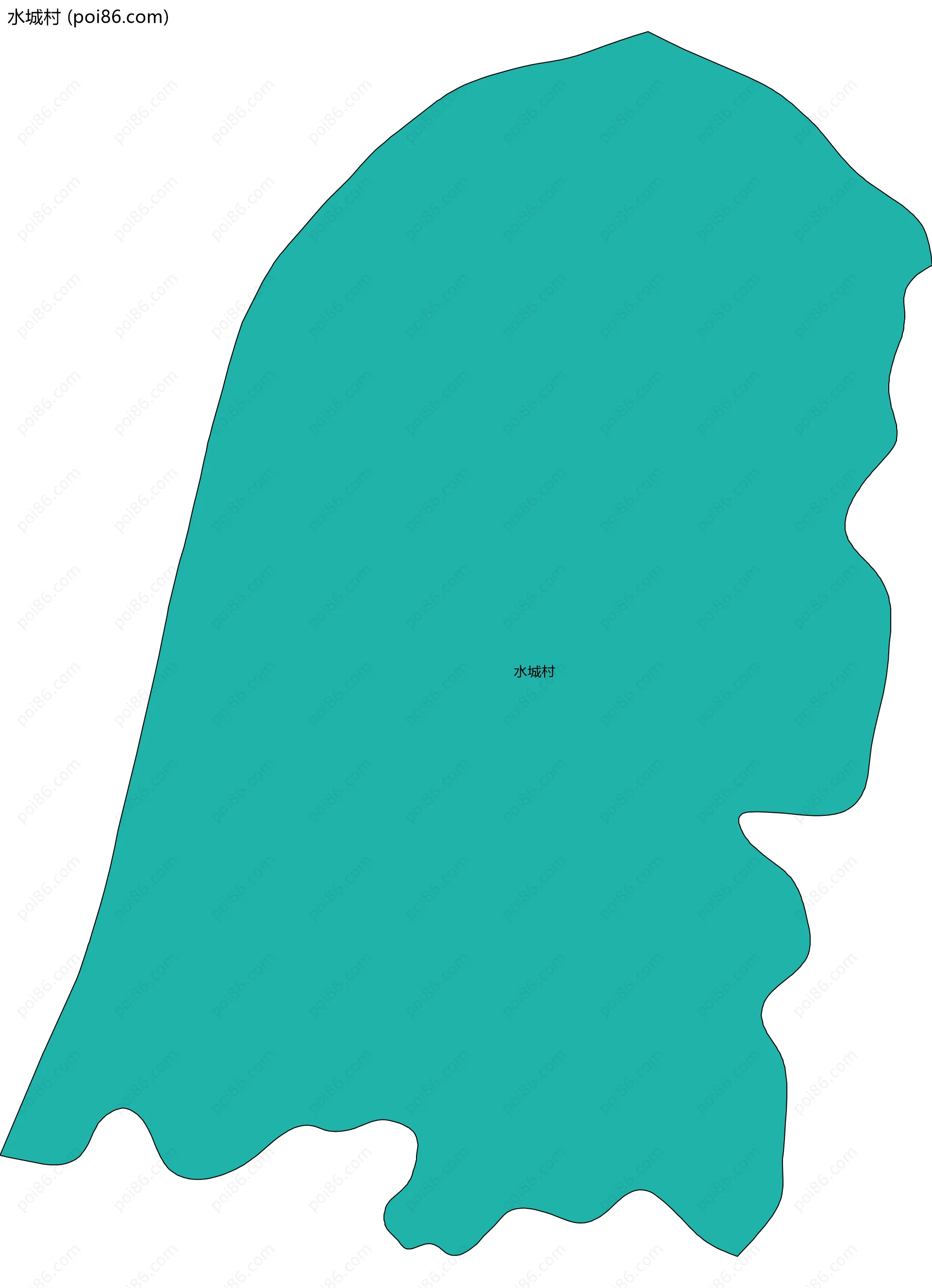 水城村边界地图