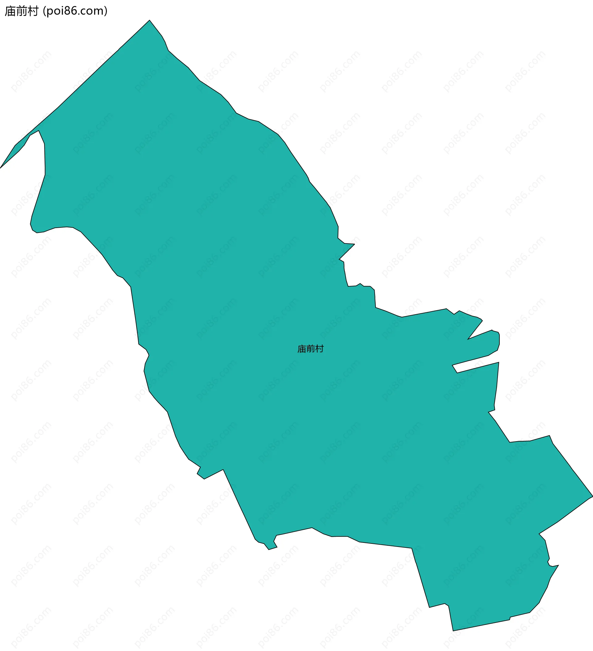 庙前村边界地图