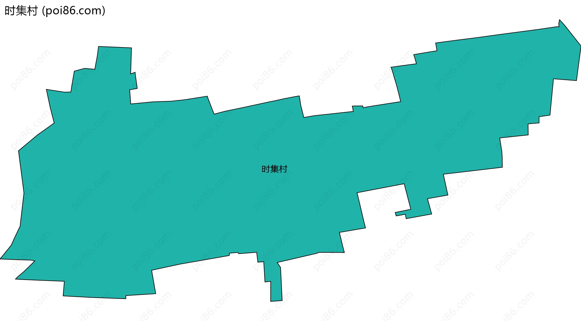 时集村边界地图