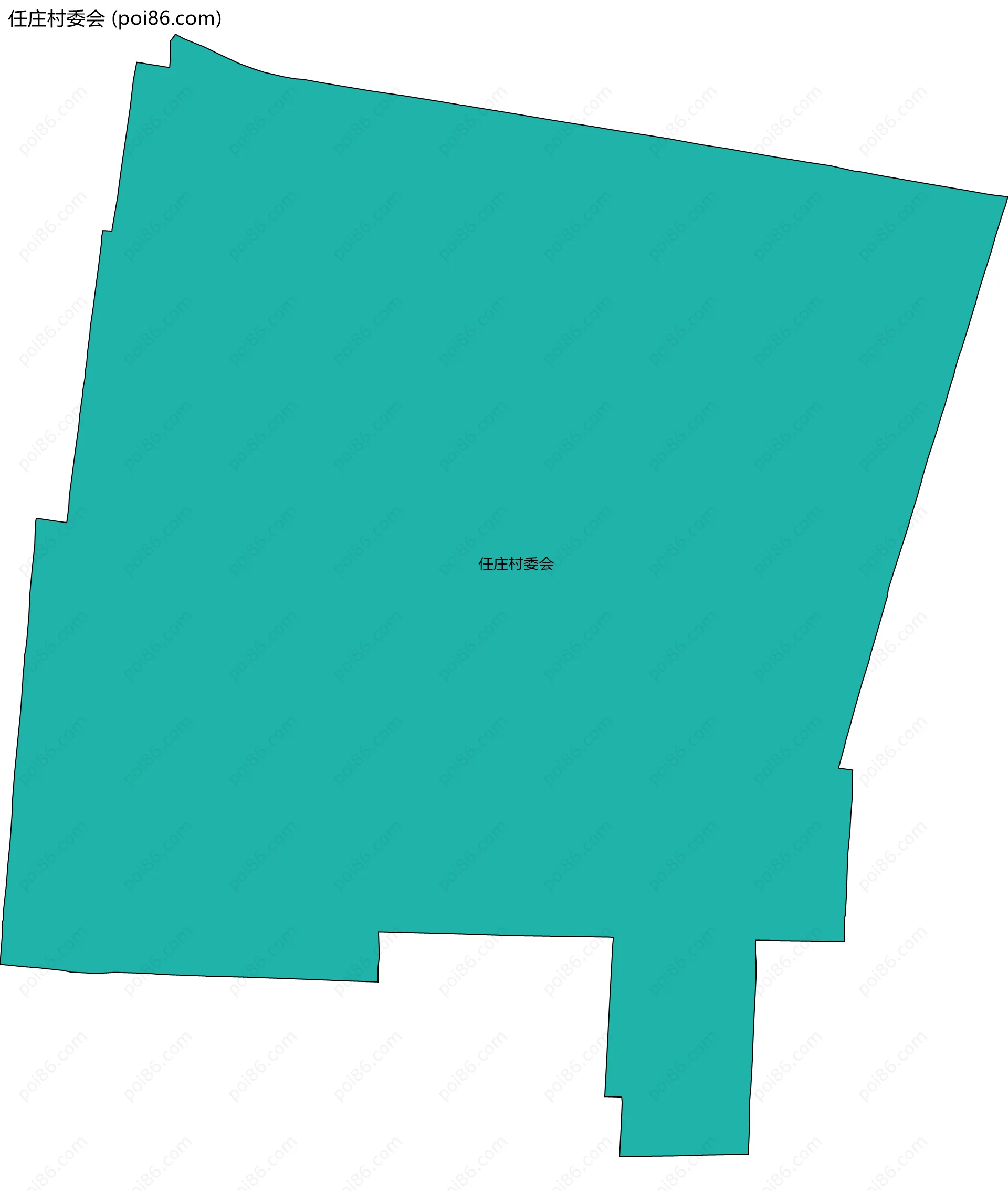 任庄村委会边界地图