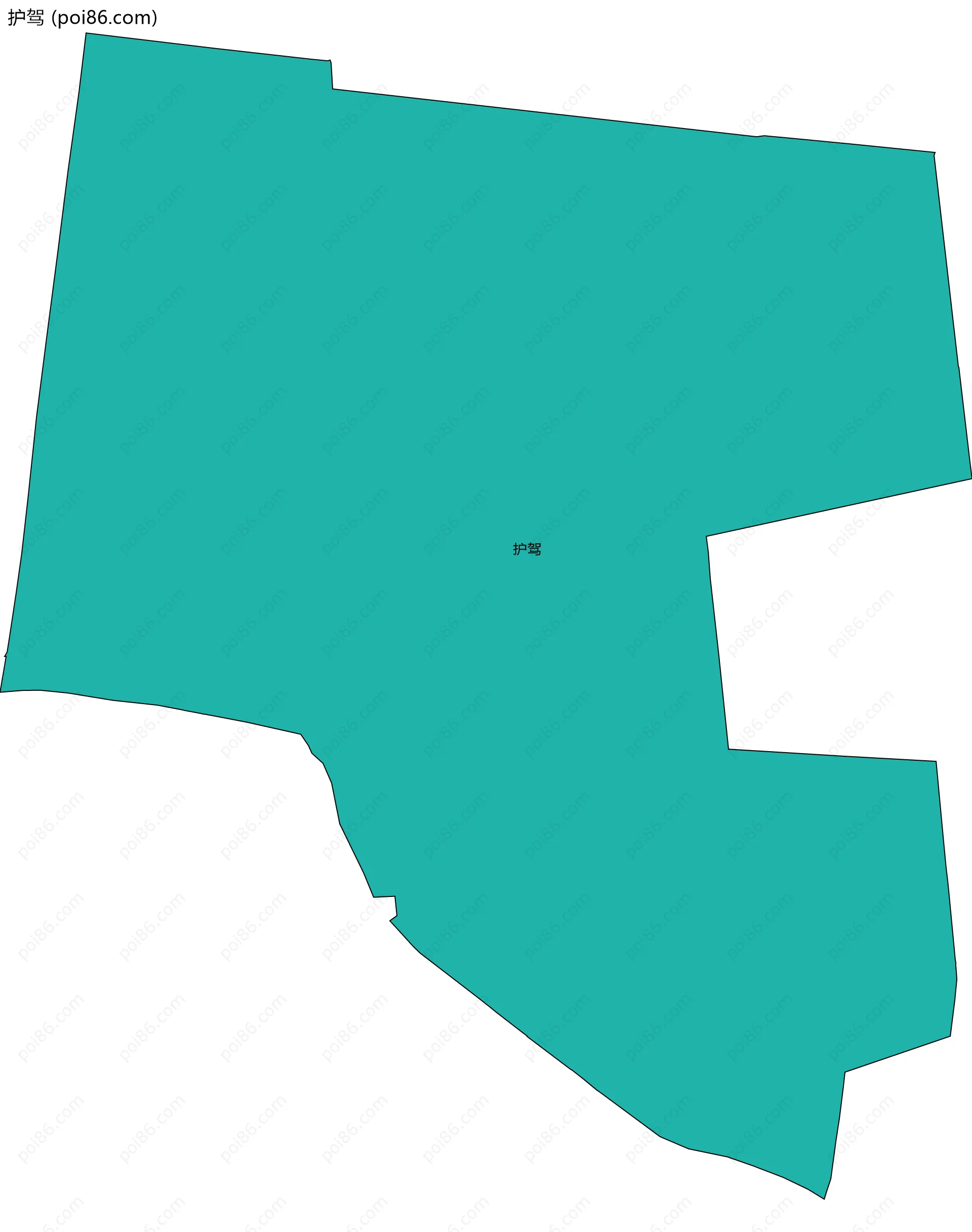 护驾边界地图