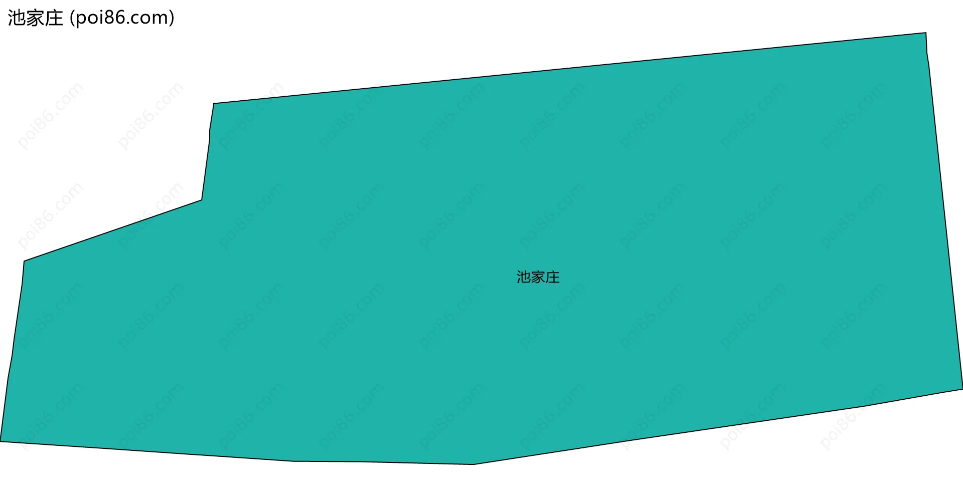 池家庄边界地图