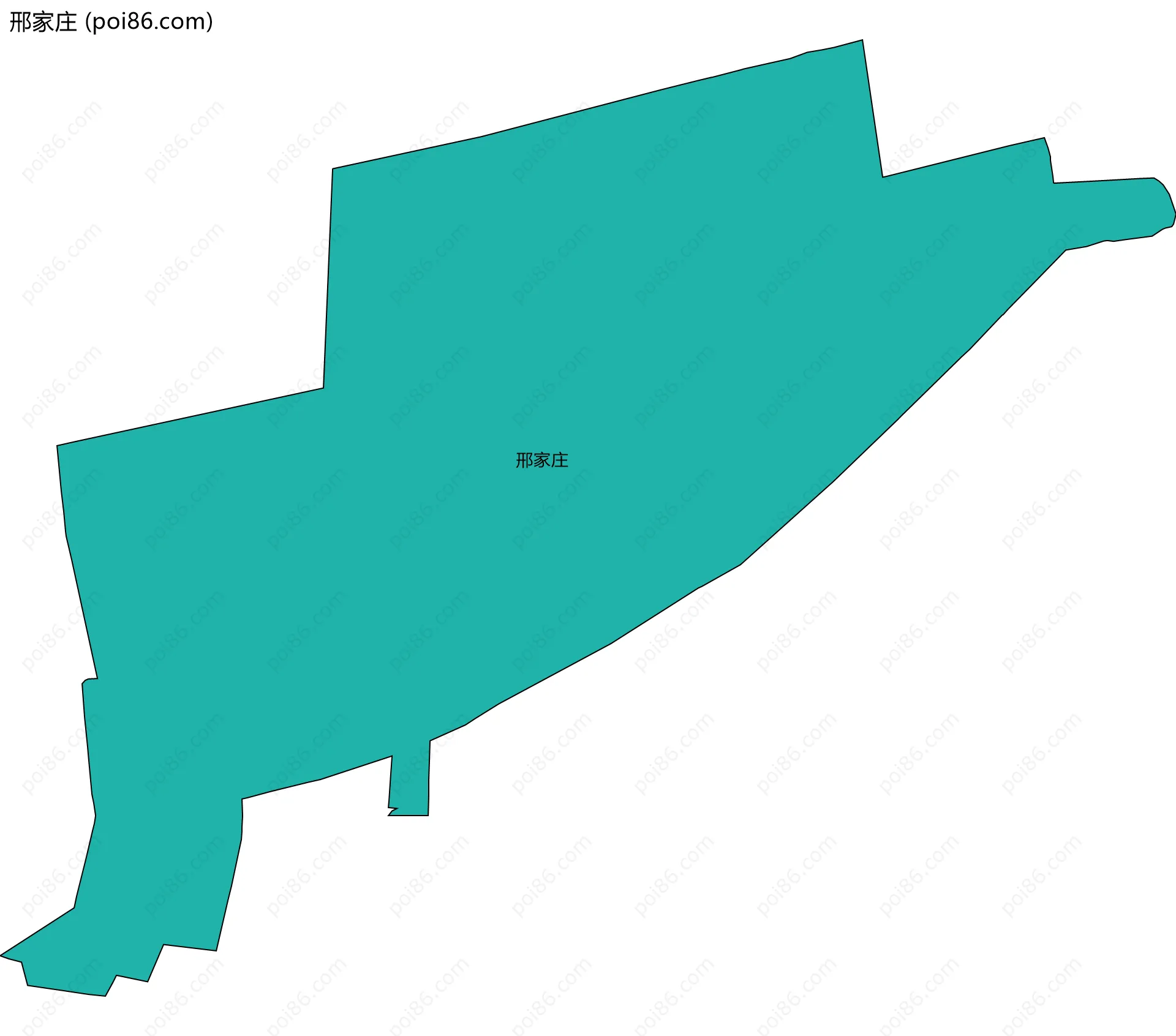 邢家庄边界地图