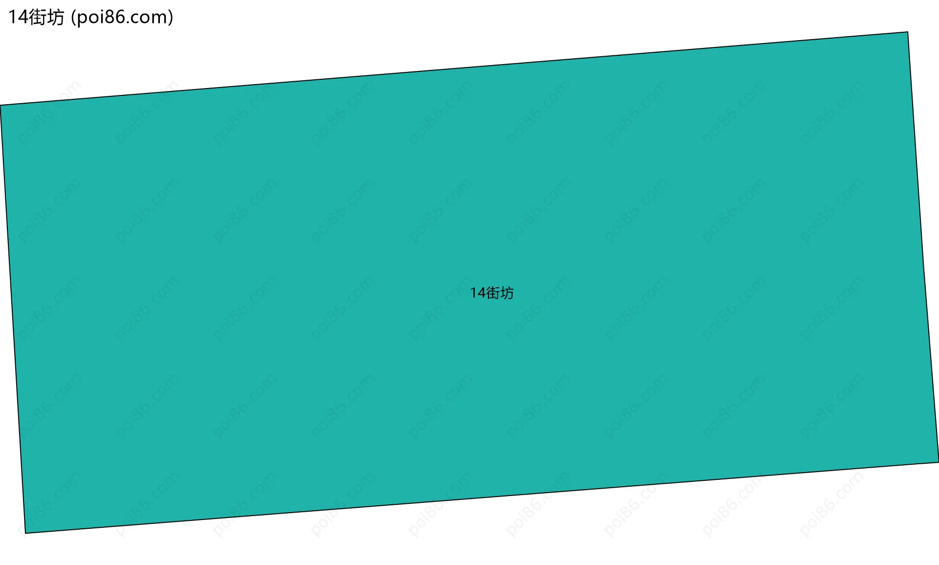 14街坊边界地图