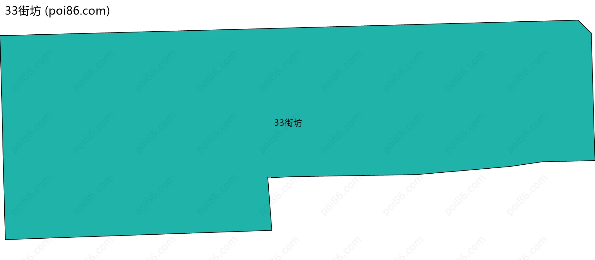 33街坊边界地图