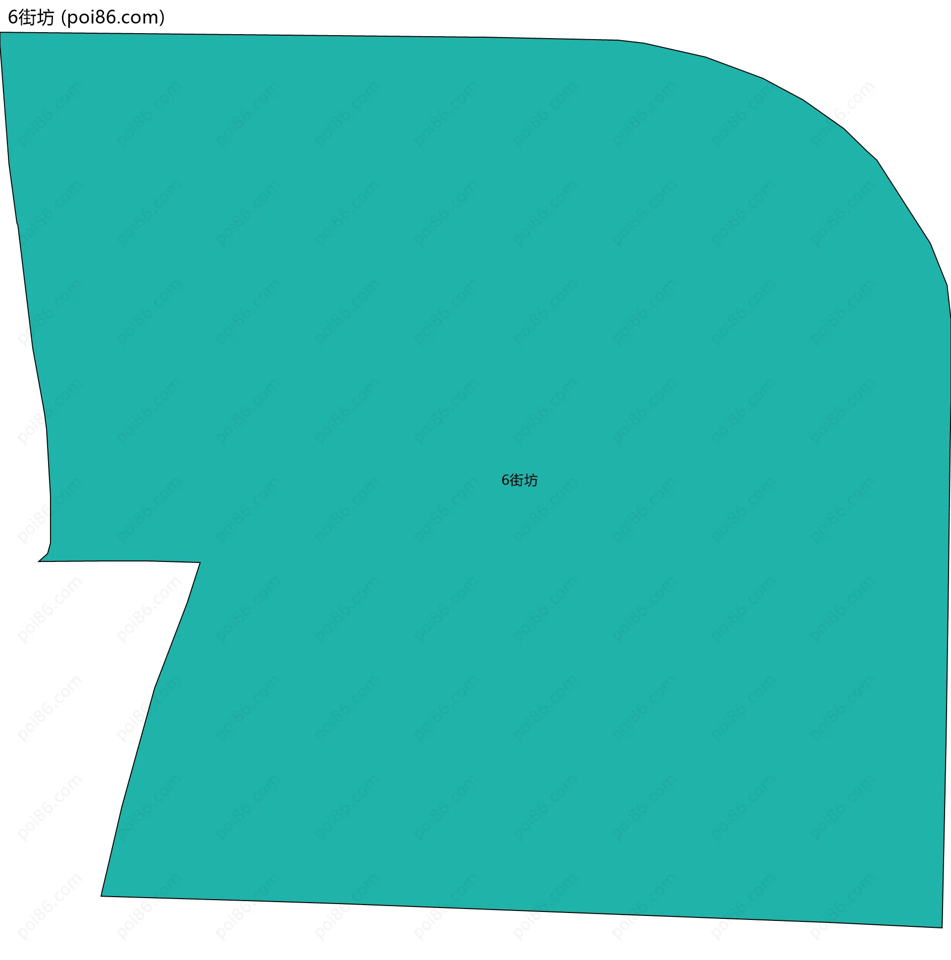 6街坊边界地图