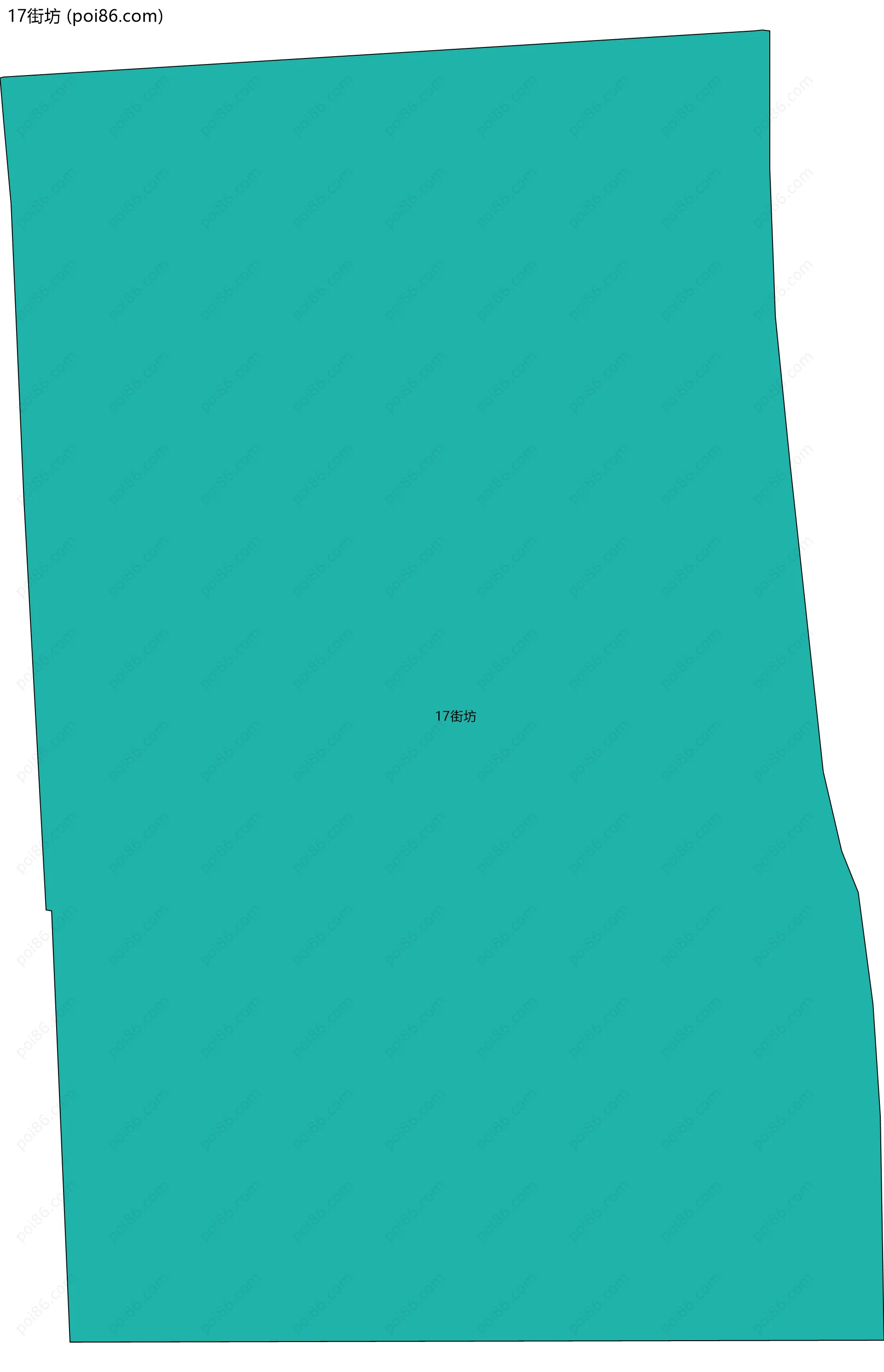 17街坊边界地图