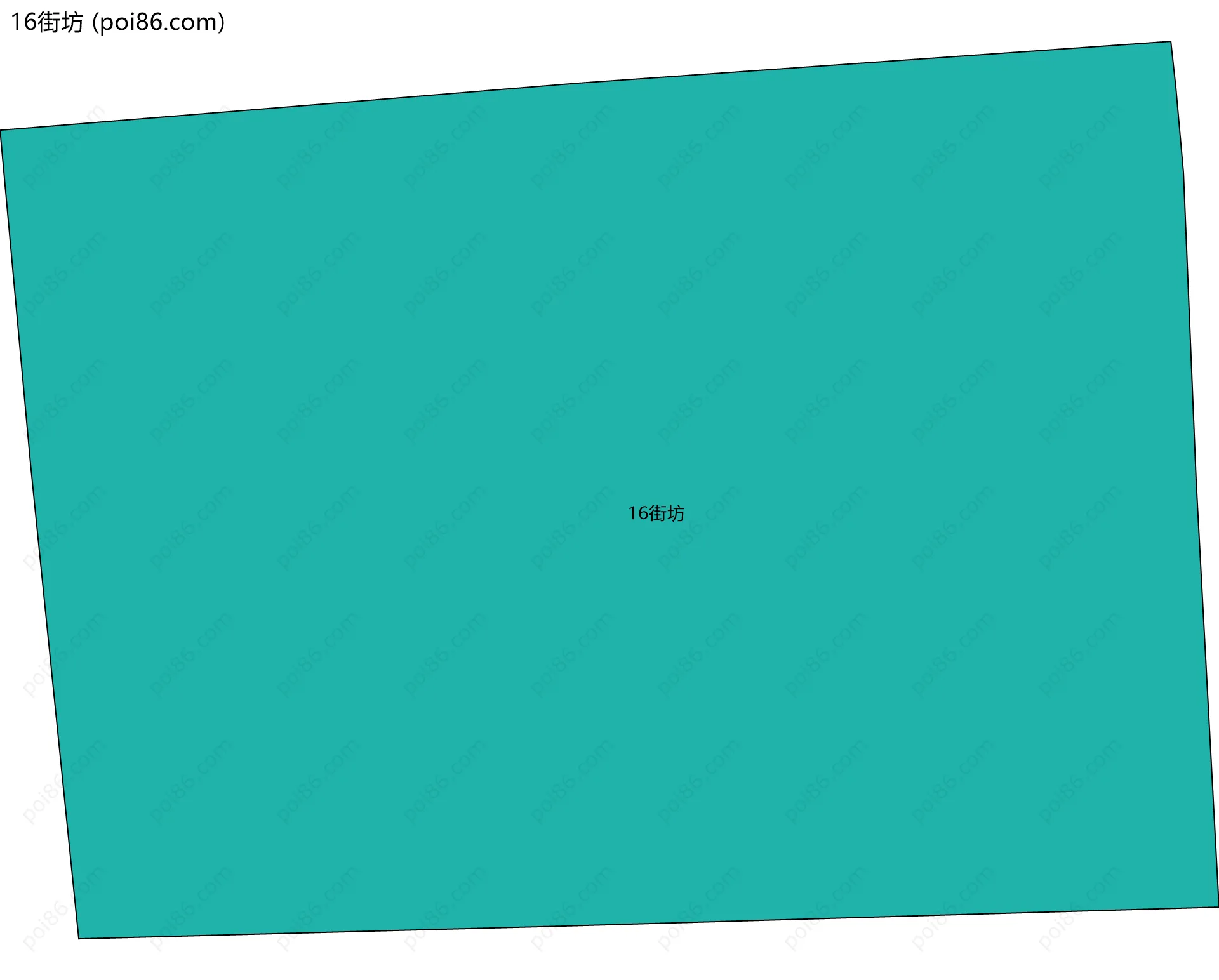 16街坊边界地图