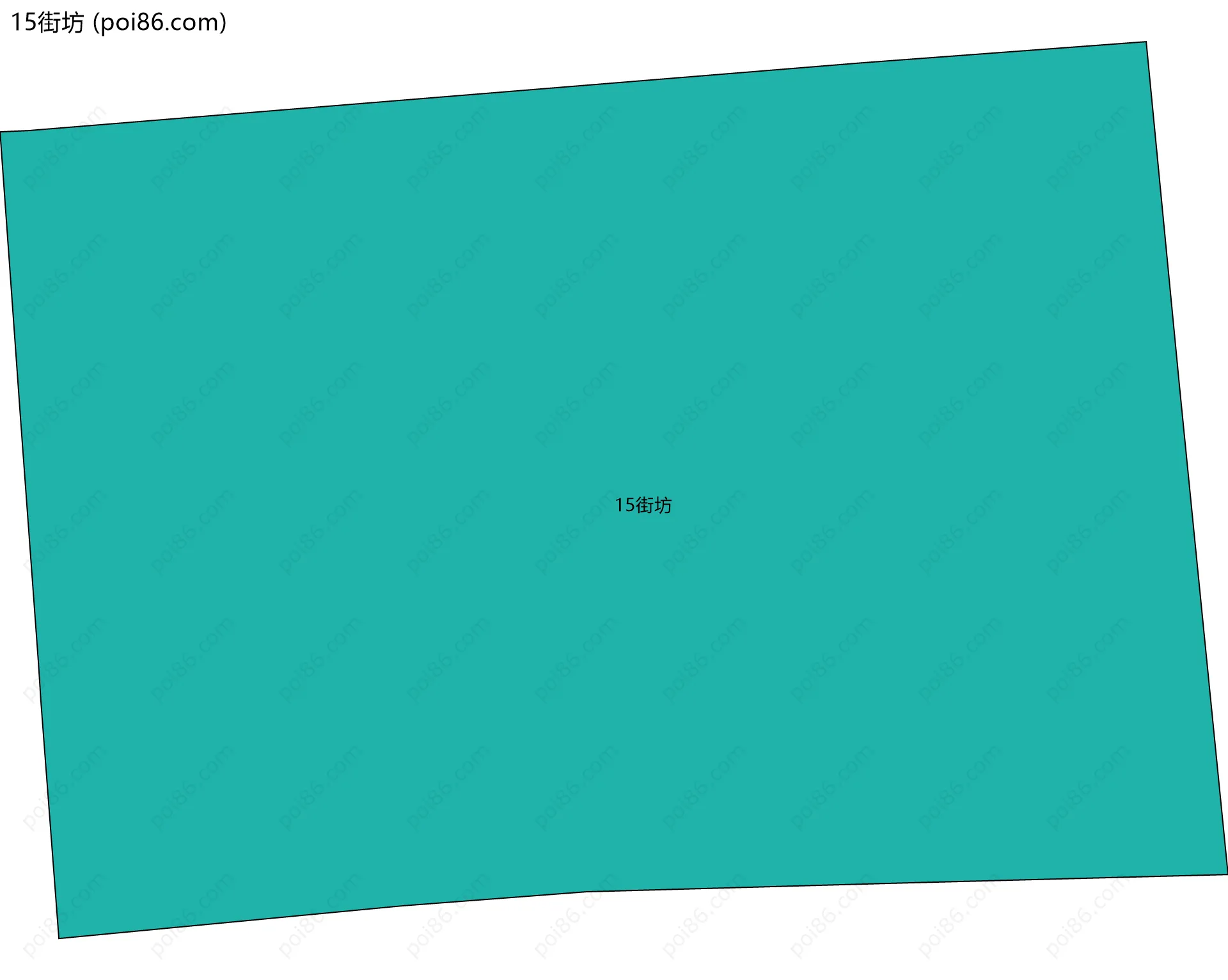 15街坊边界地图