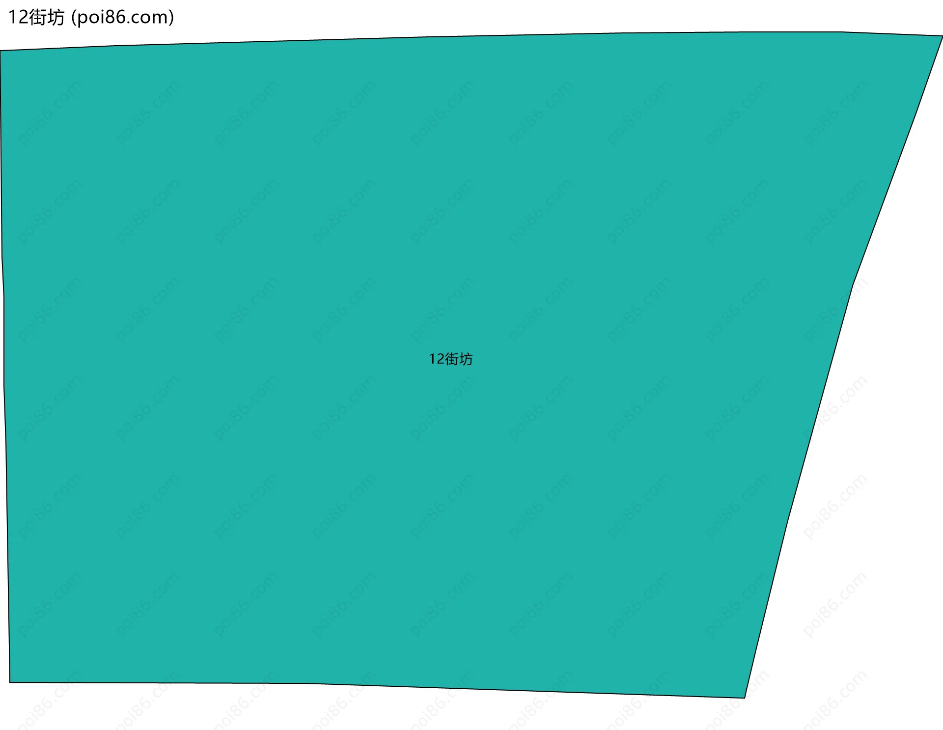 12街坊边界地图