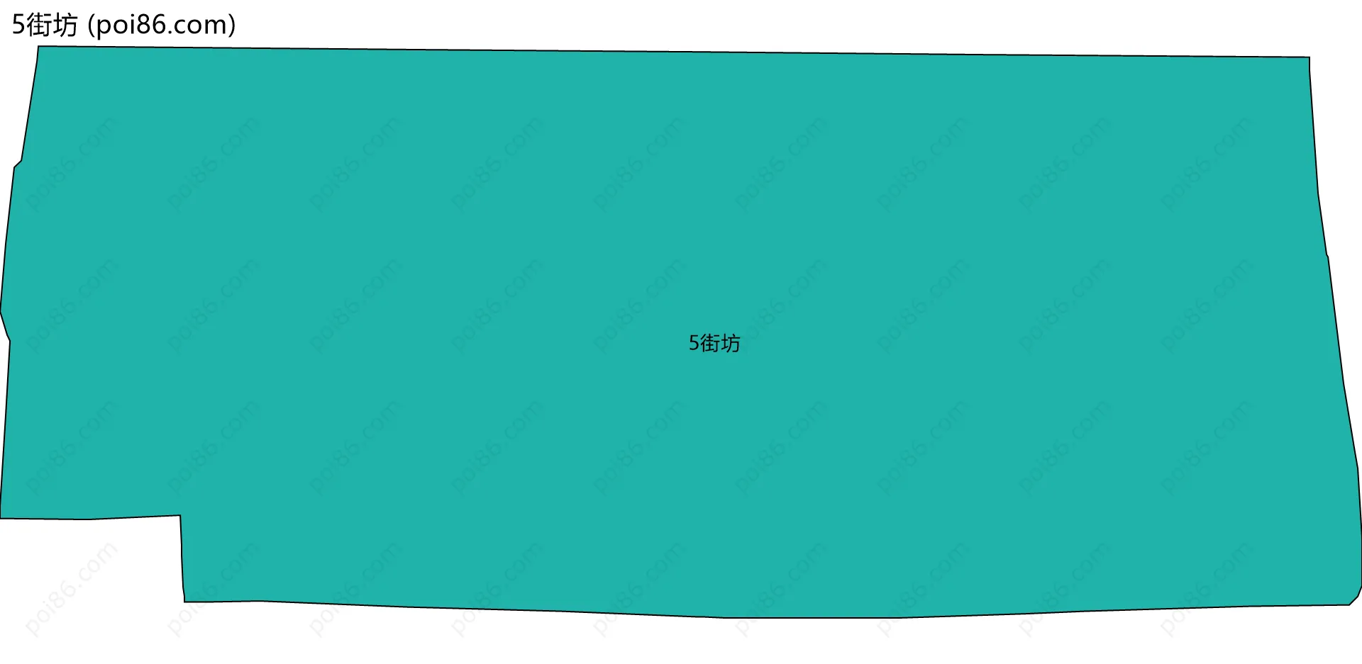 5街坊边界地图