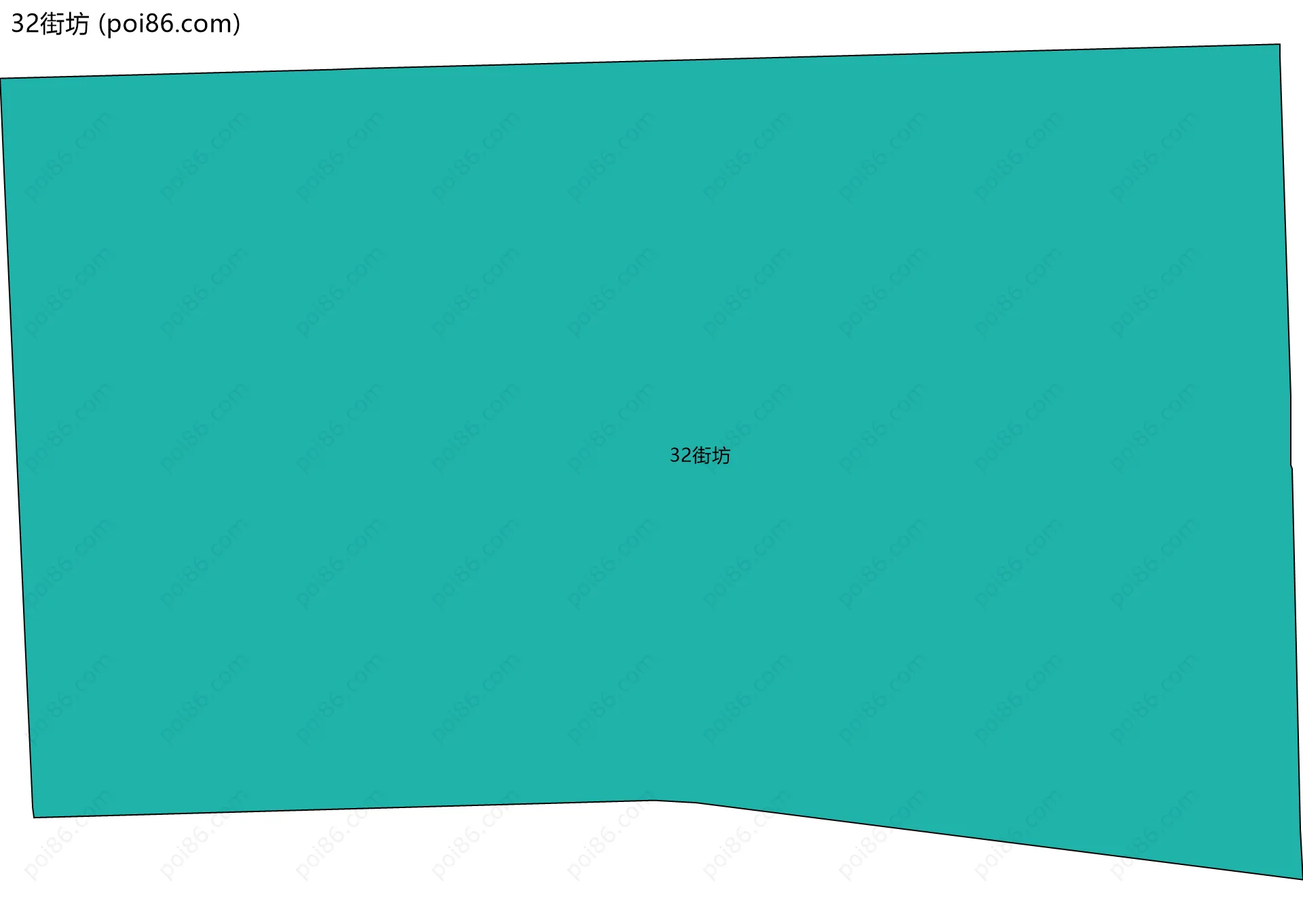 32街坊边界地图