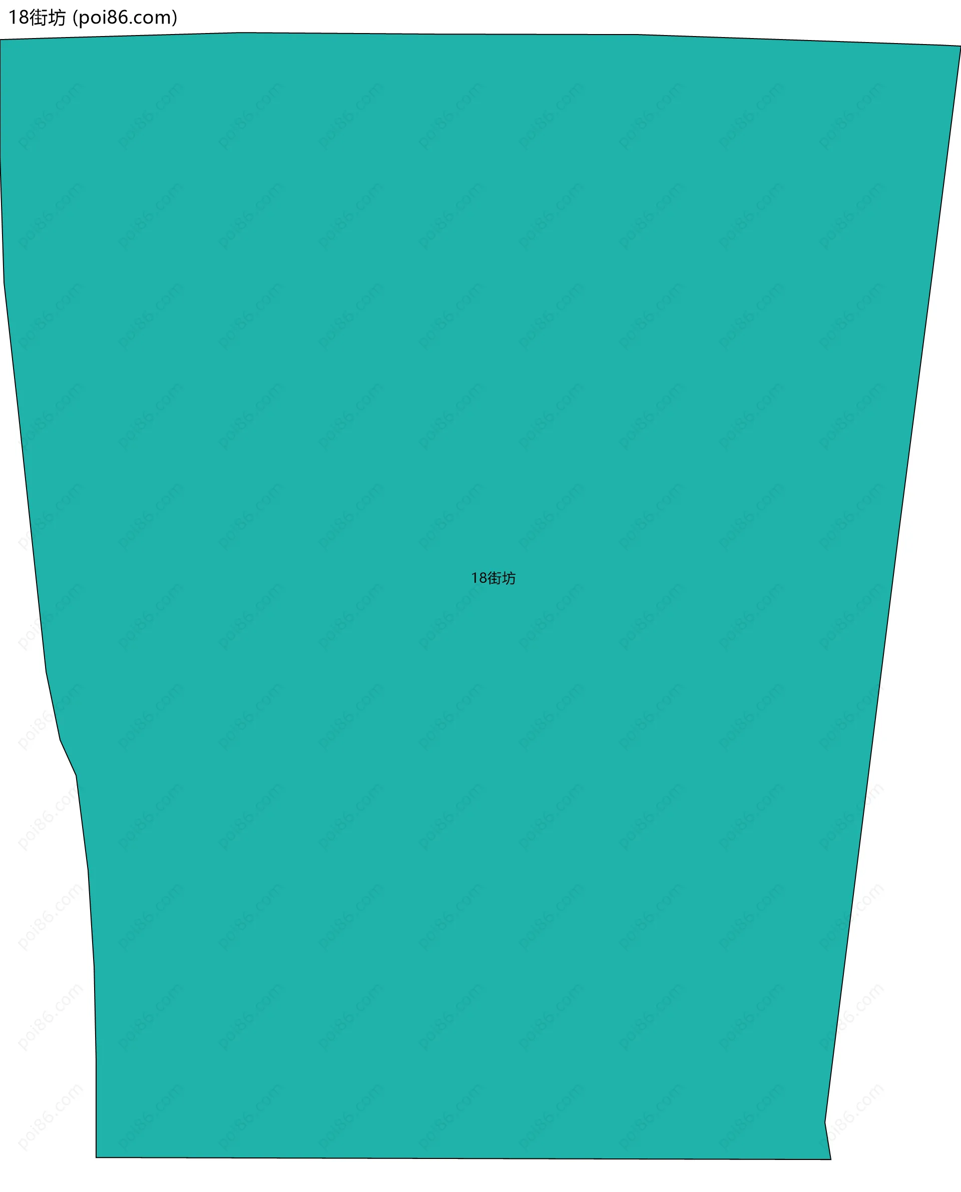 18街坊边界地图