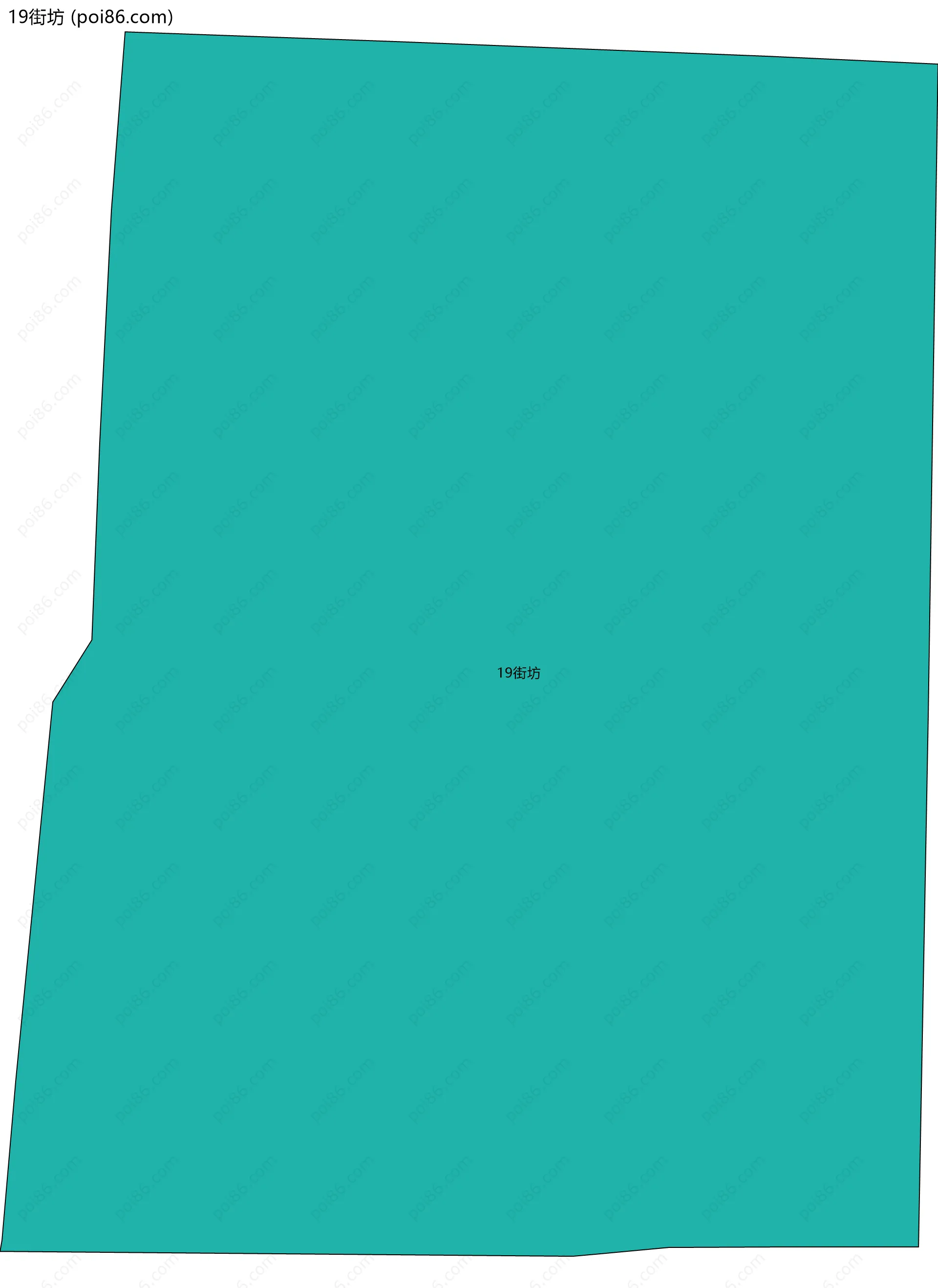 19街坊边界地图