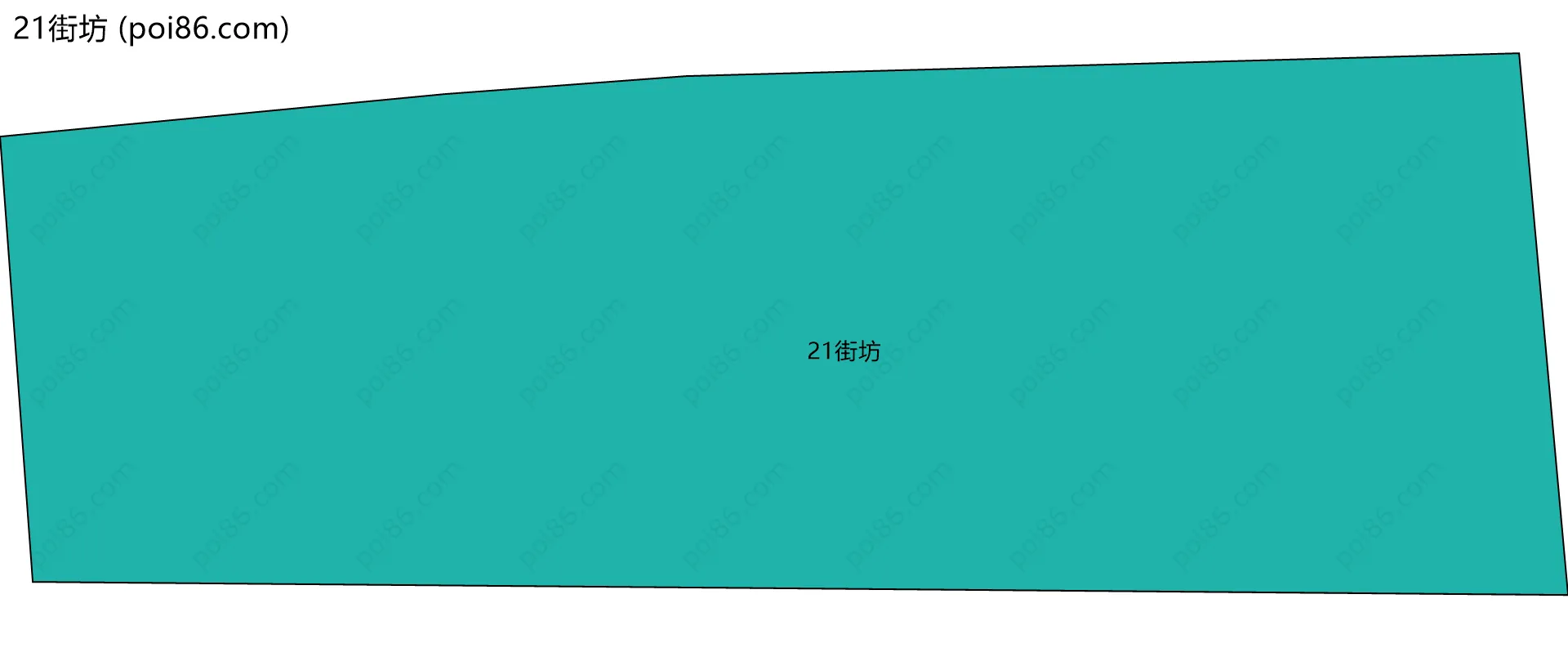 21街坊边界地图