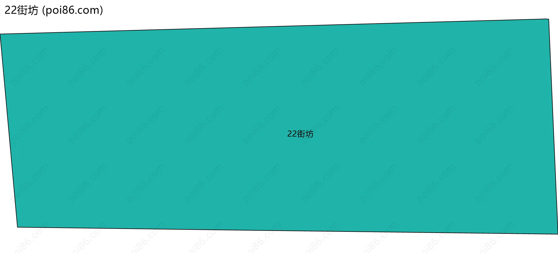 22街坊边界地图