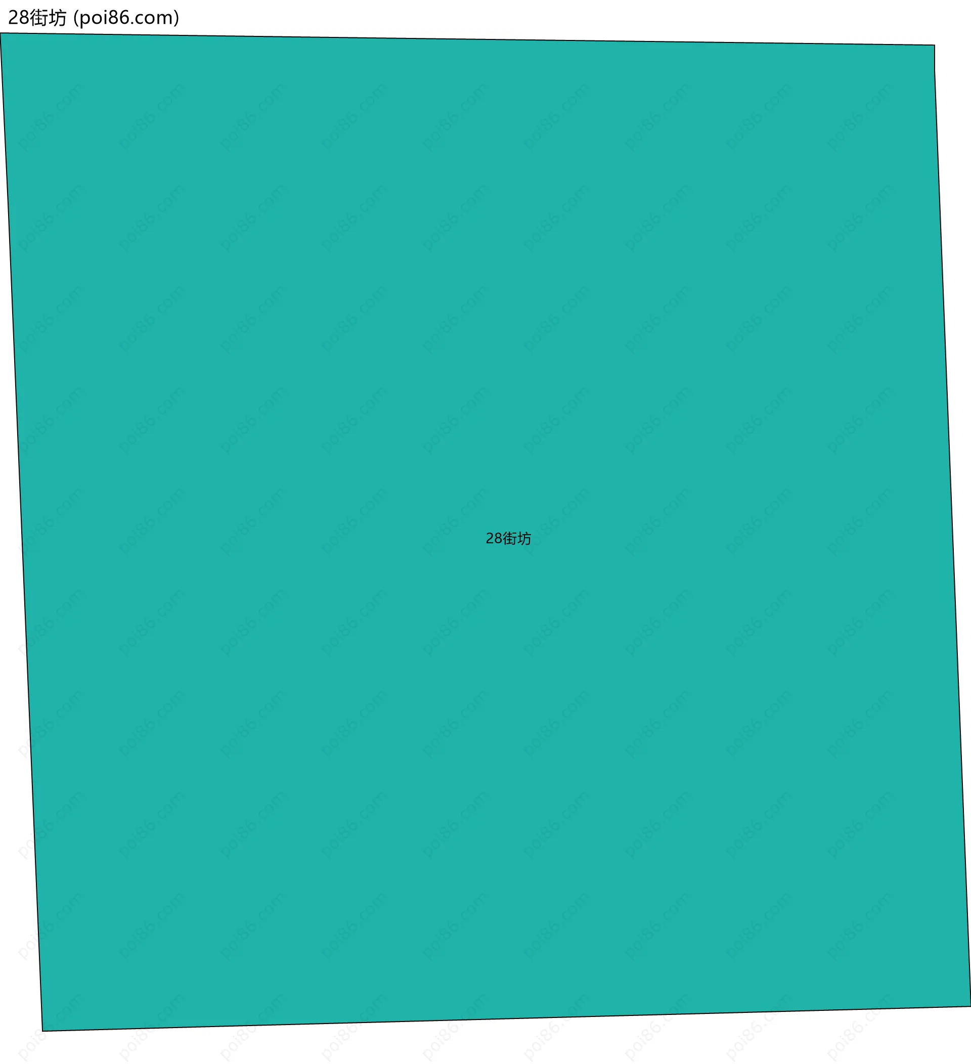 28街坊边界地图