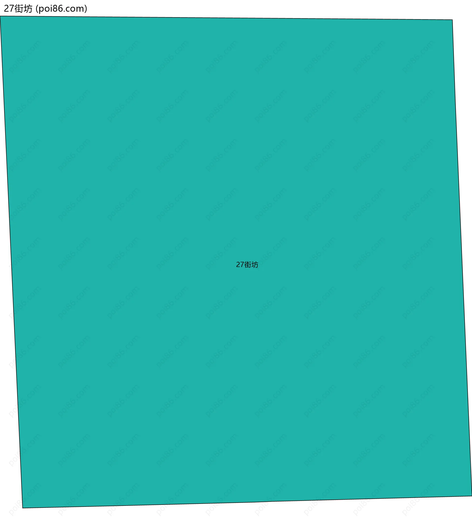 27街坊边界地图