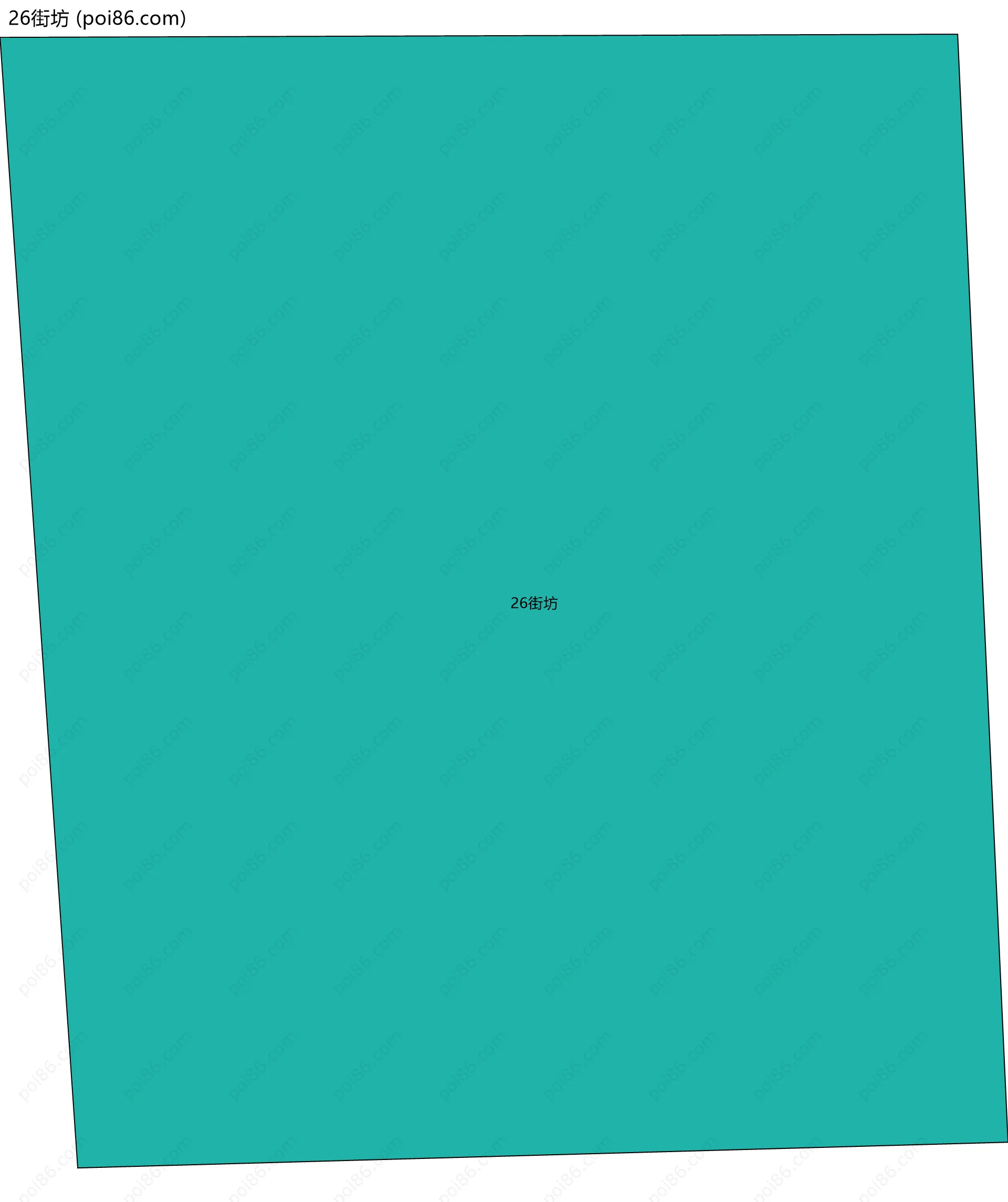 26街坊边界地图