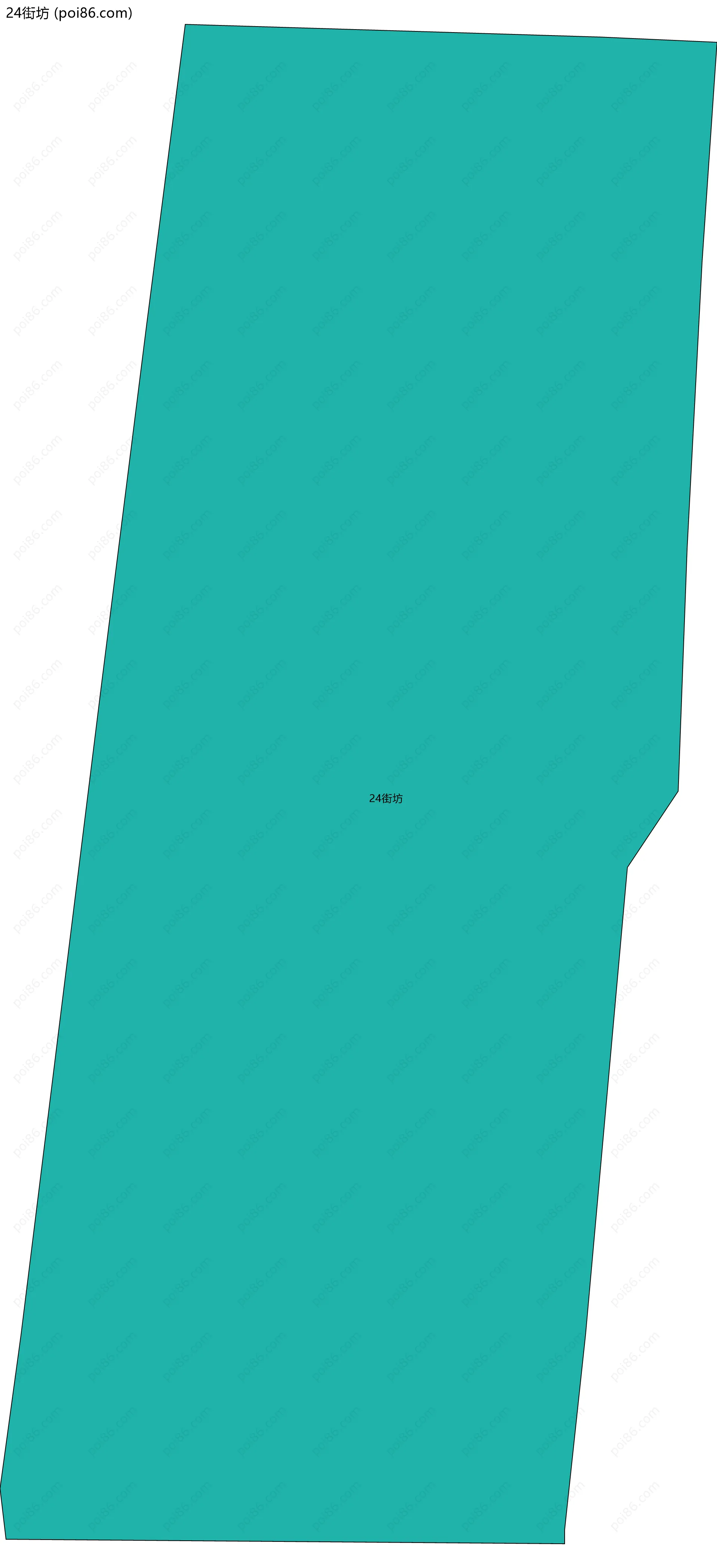 24街坊边界地图
