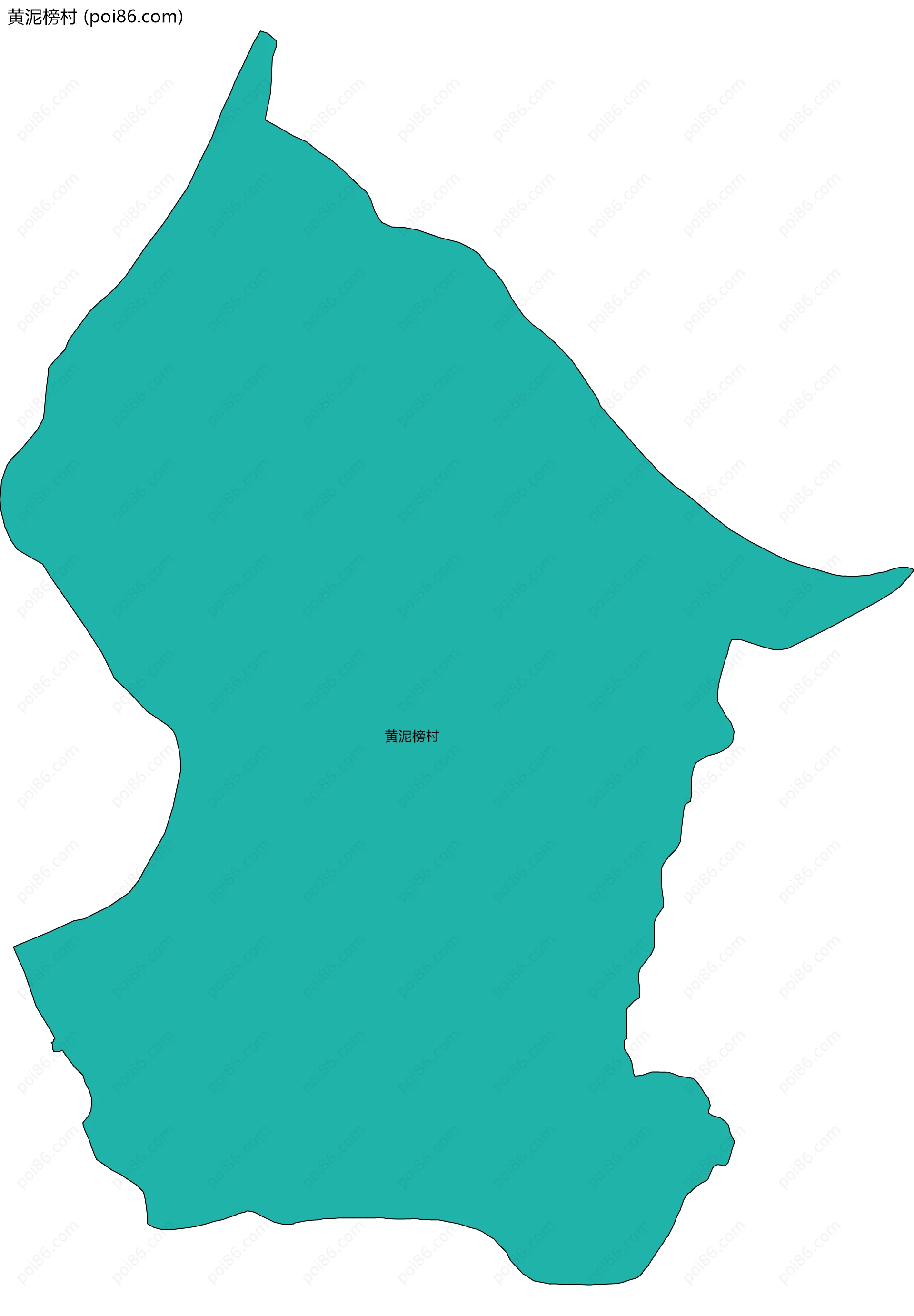 黄泥榜村边界地图