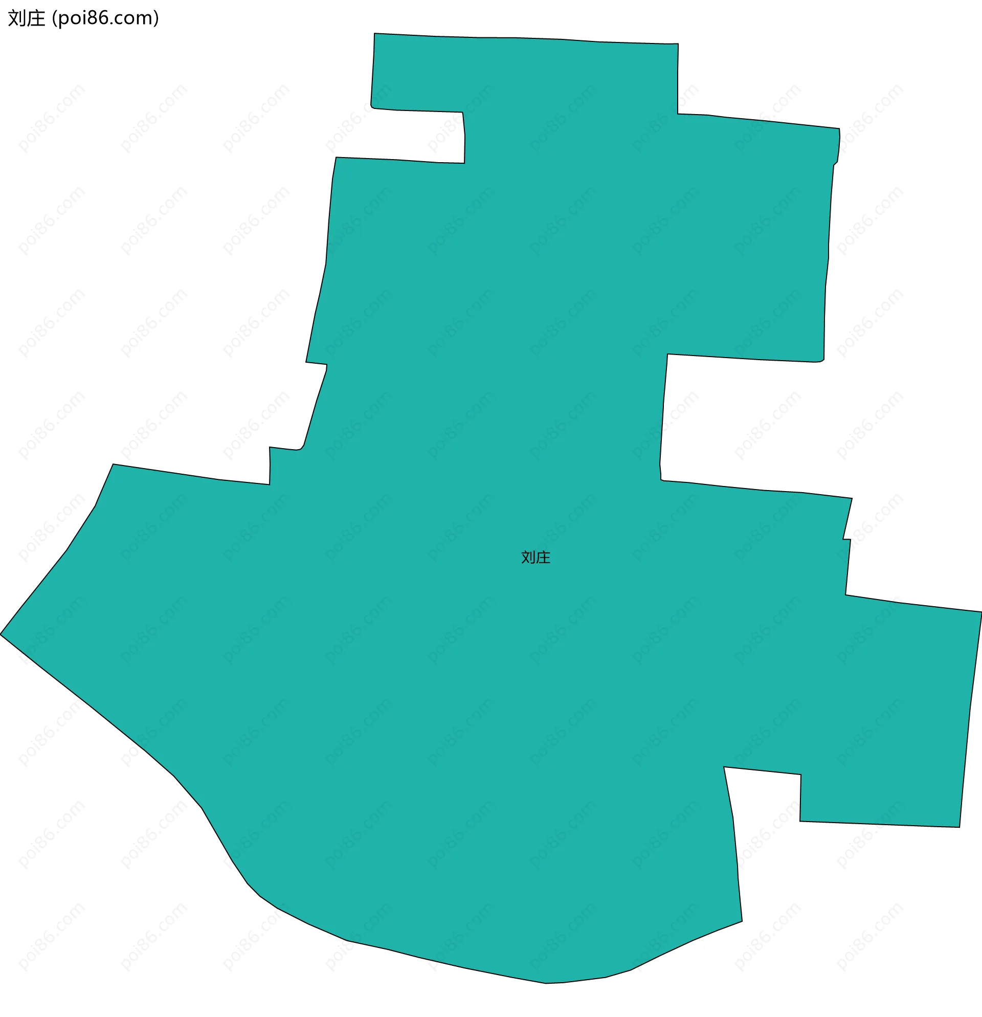 刘庄边界地图