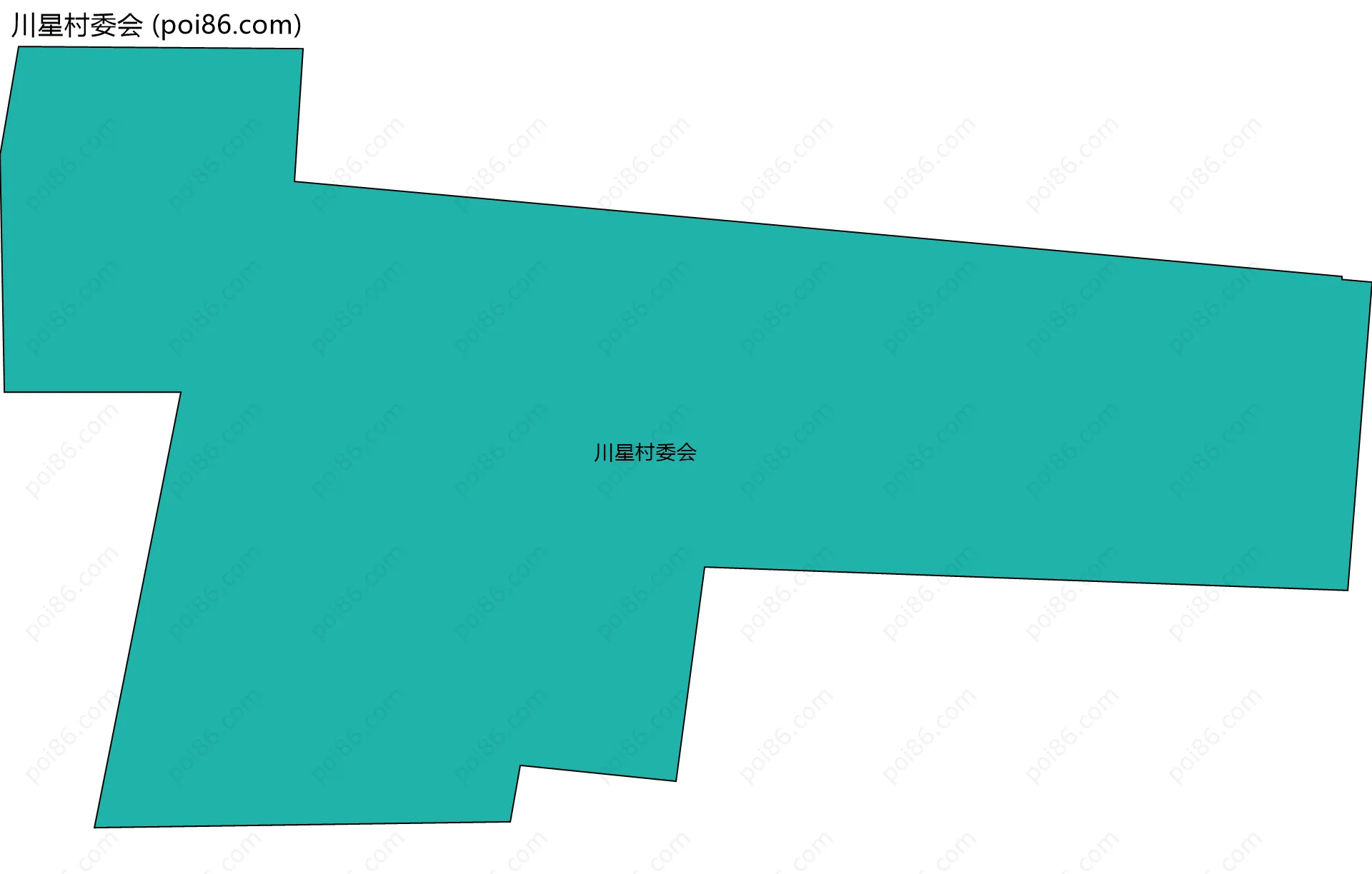 川星村委会边界地图