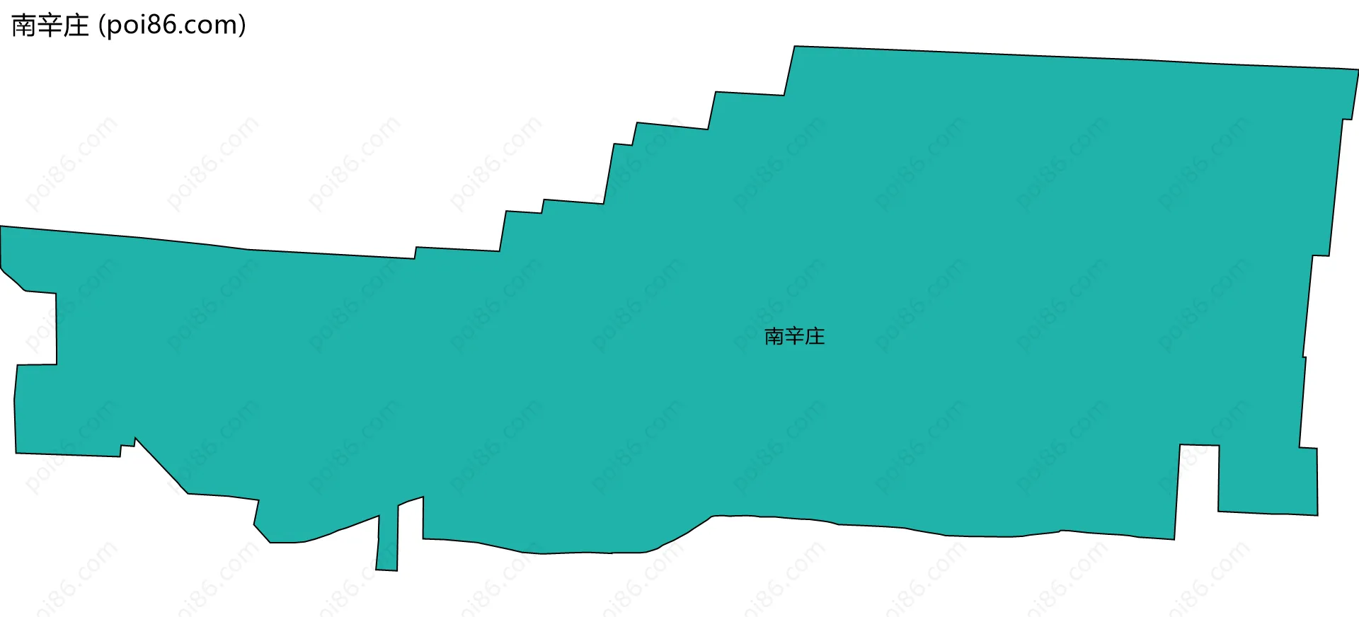 南辛庄边界地图