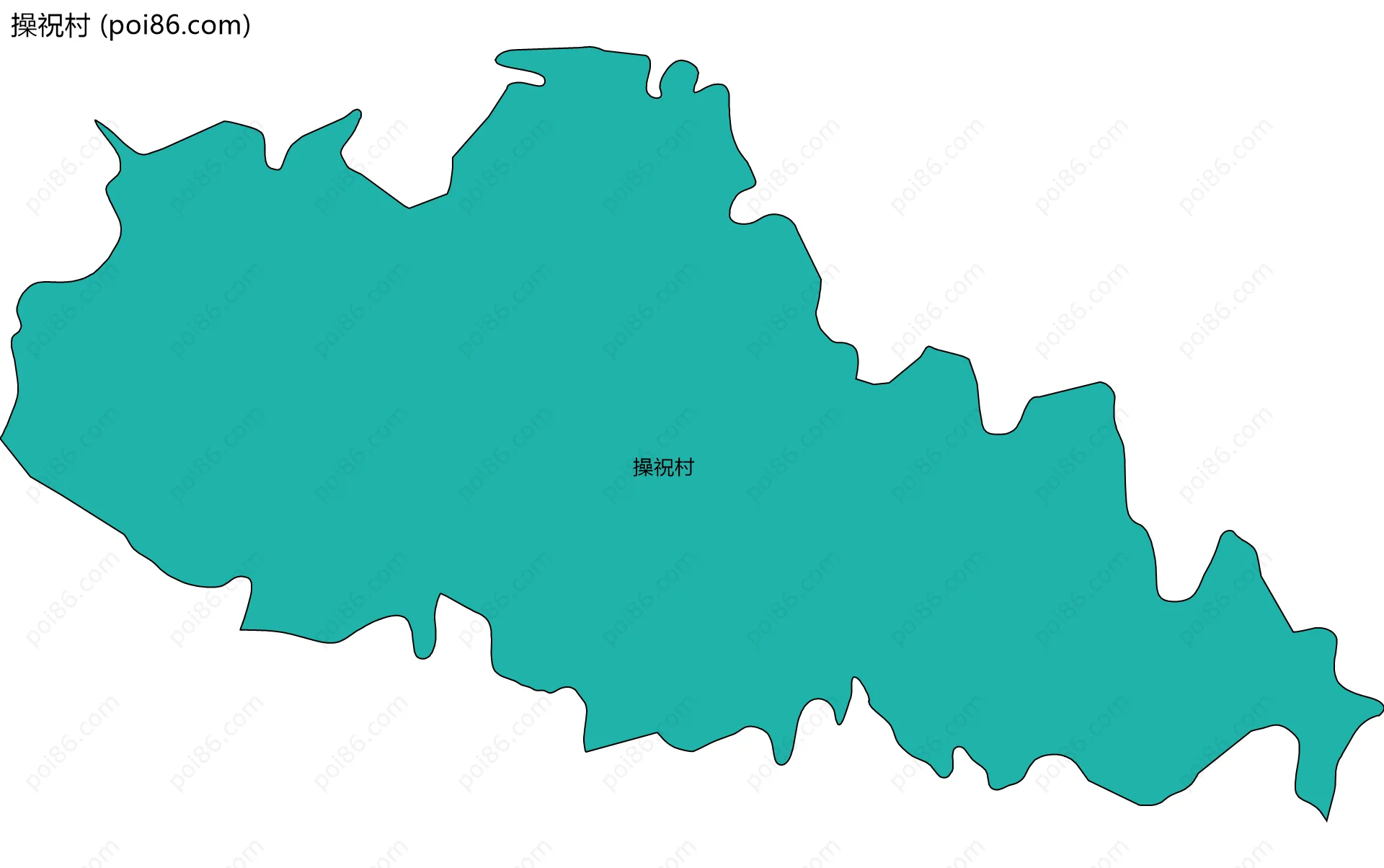 操祝村边界地图
