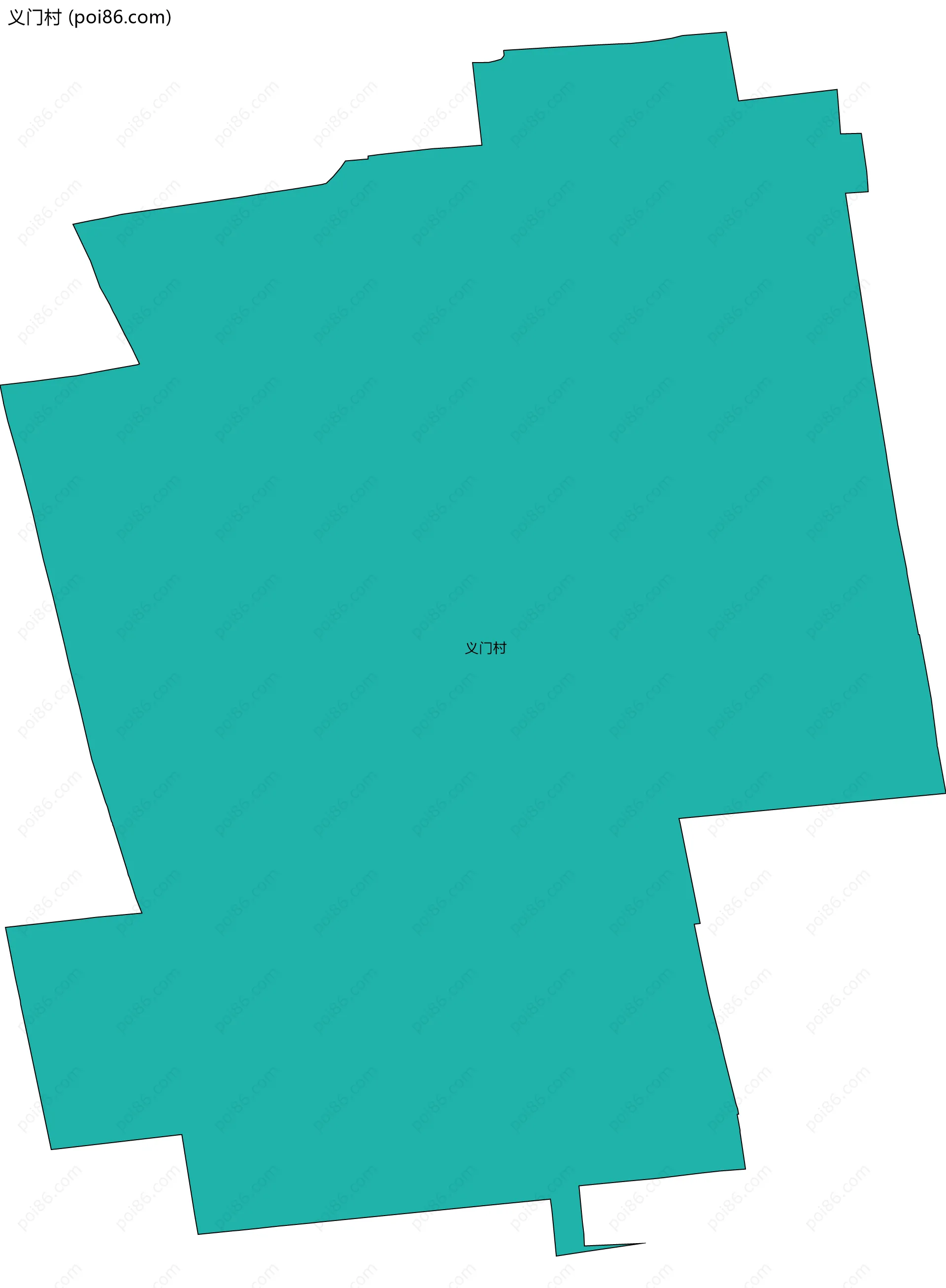 义门村边界地图
