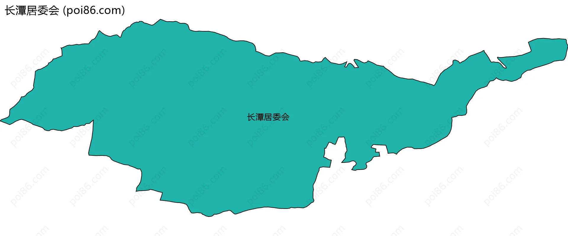长潭居委会边界地图