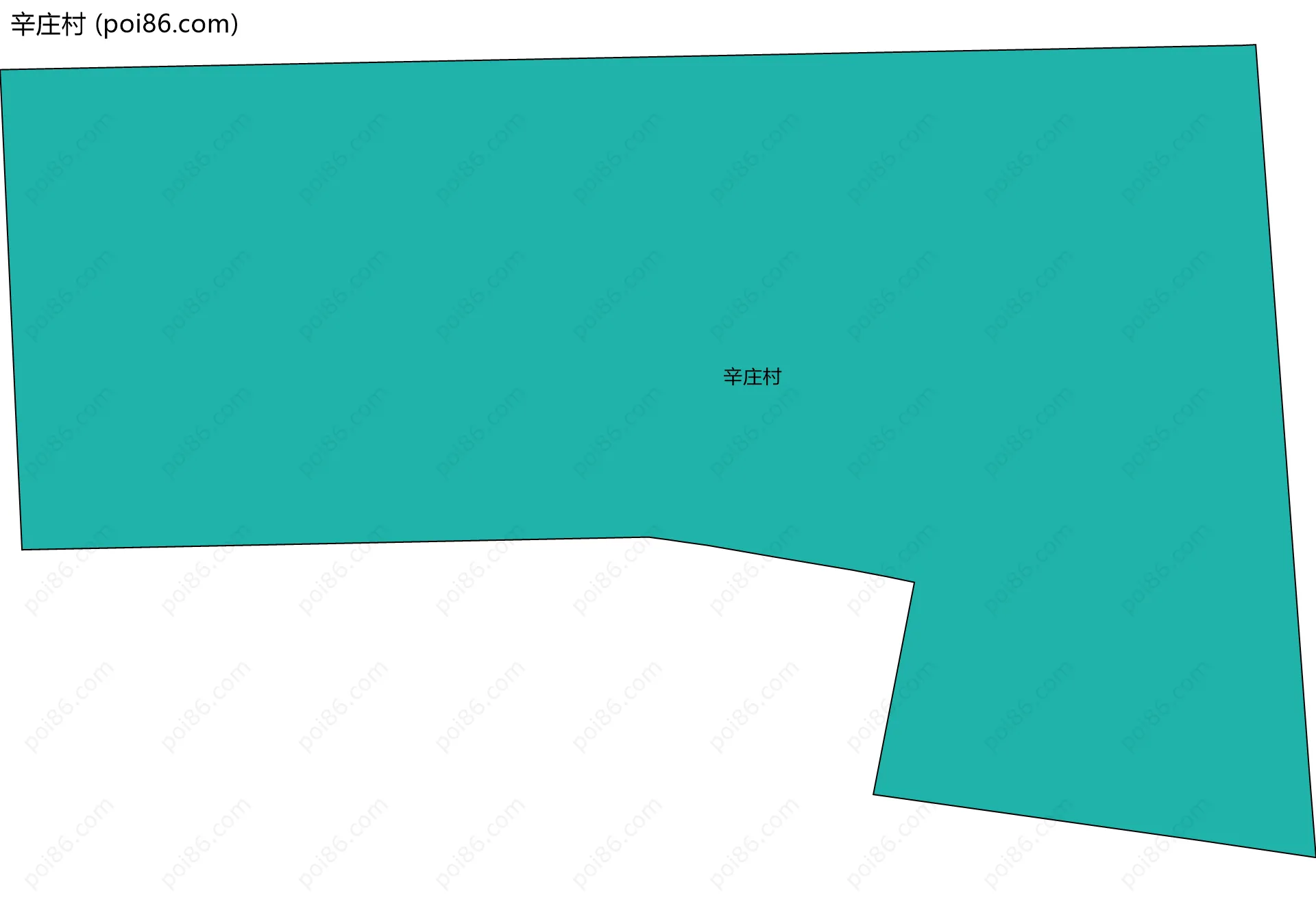 辛庄村边界地图