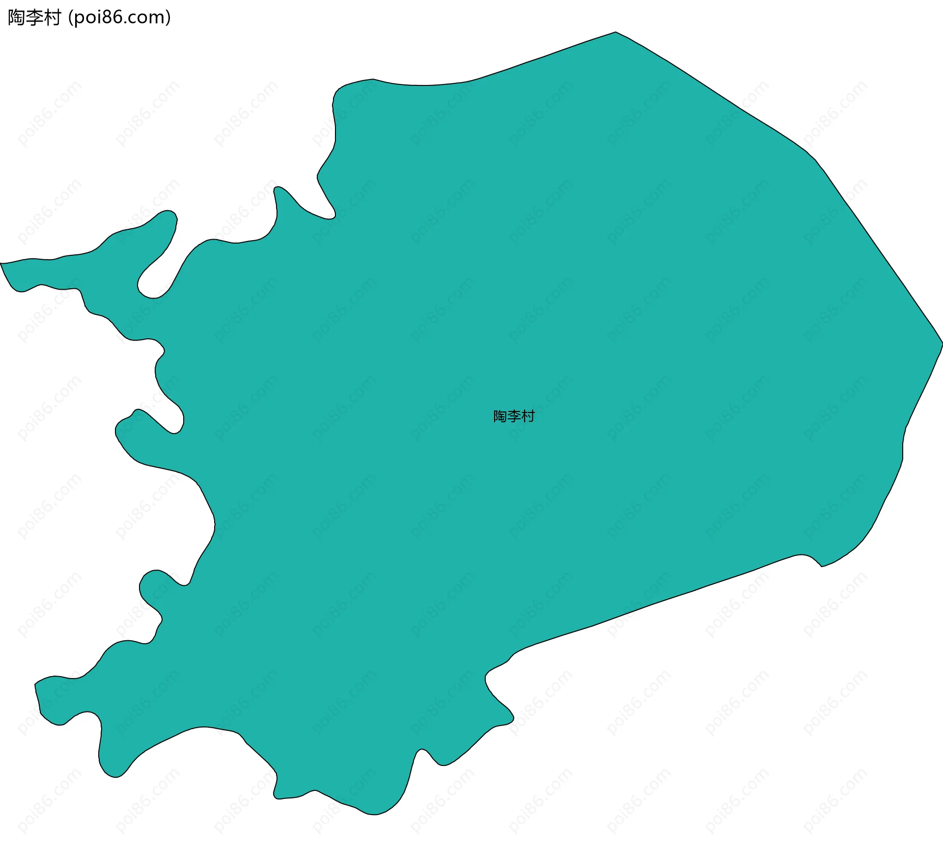 陶李村边界地图