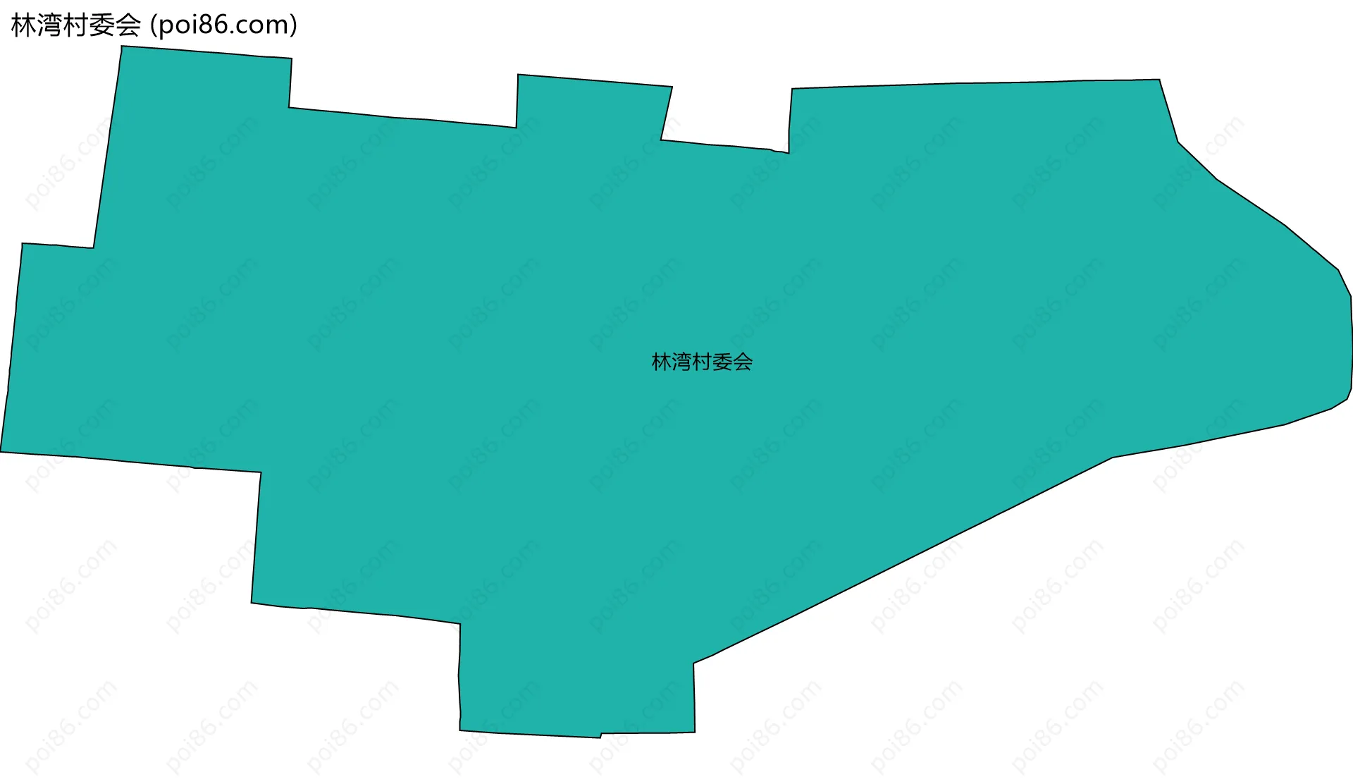 林湾村委会边界地图