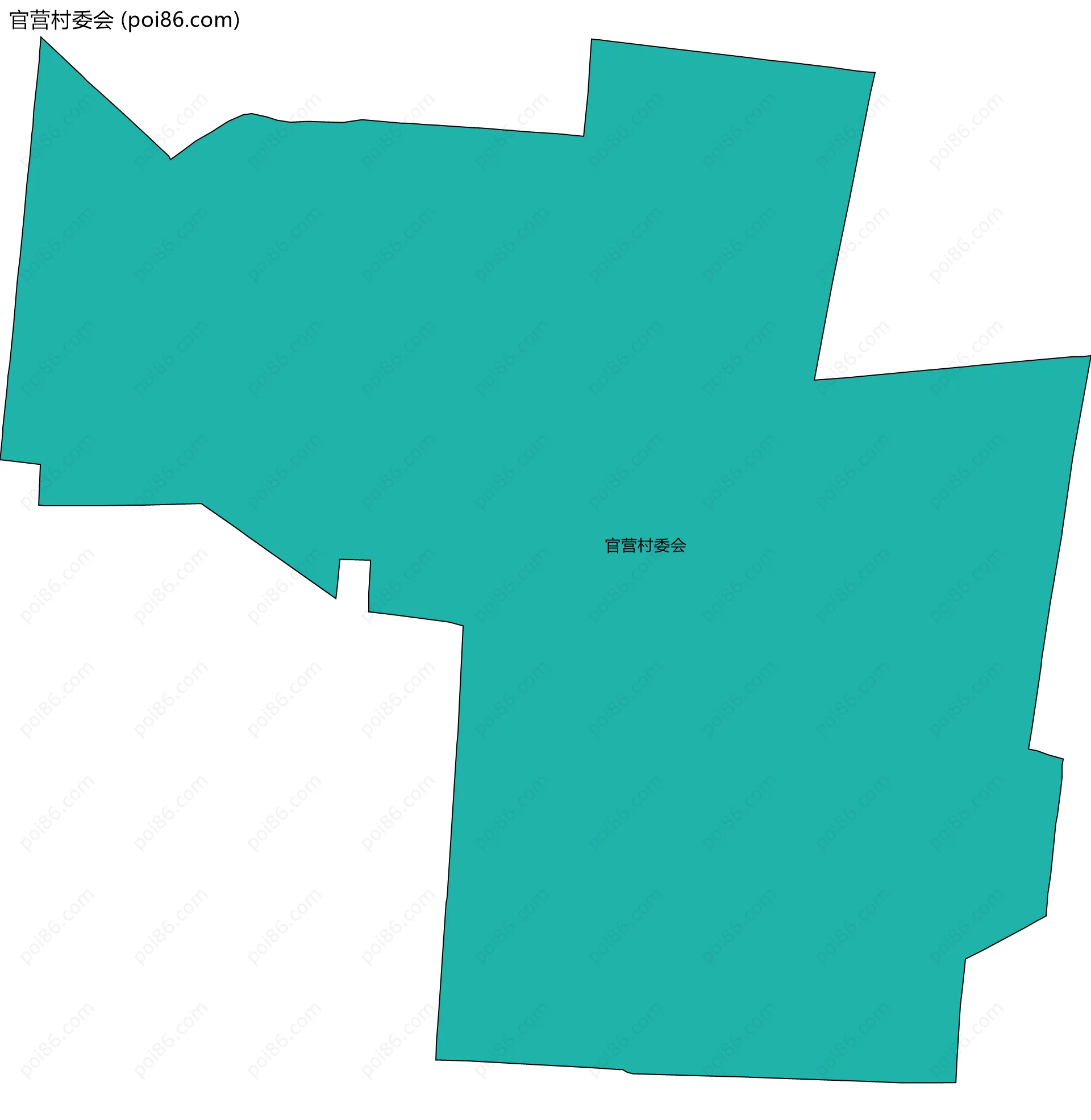 官营村委会边界地图