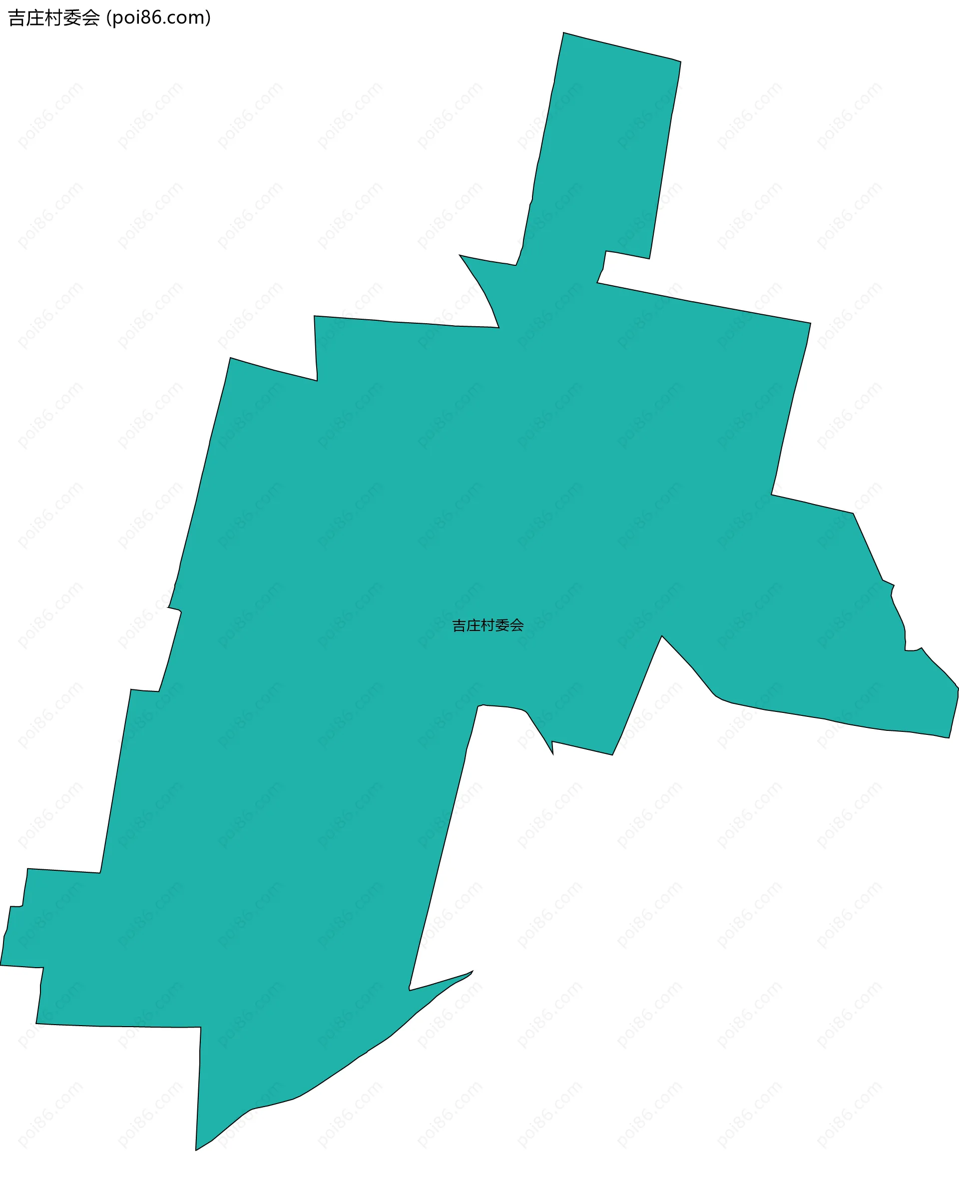 吉庄村委会边界地图