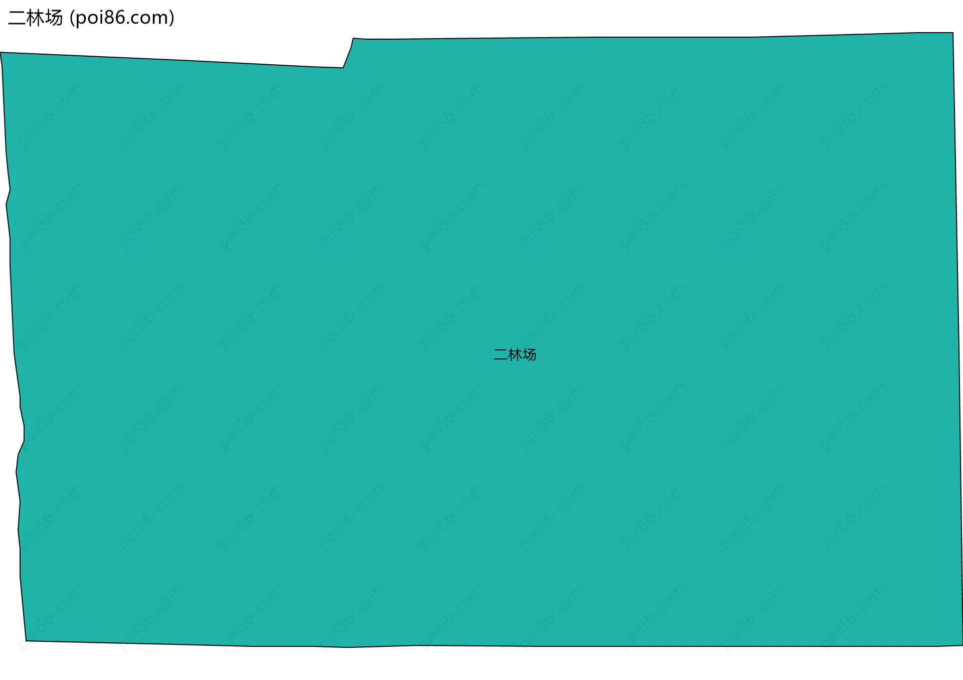 二林场边界地图