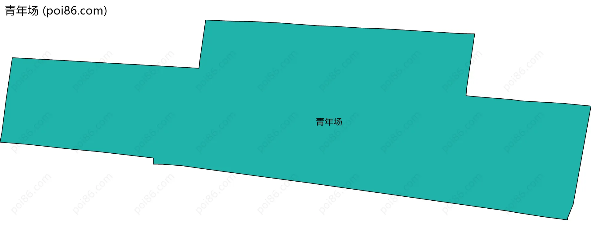 青年场边界地图