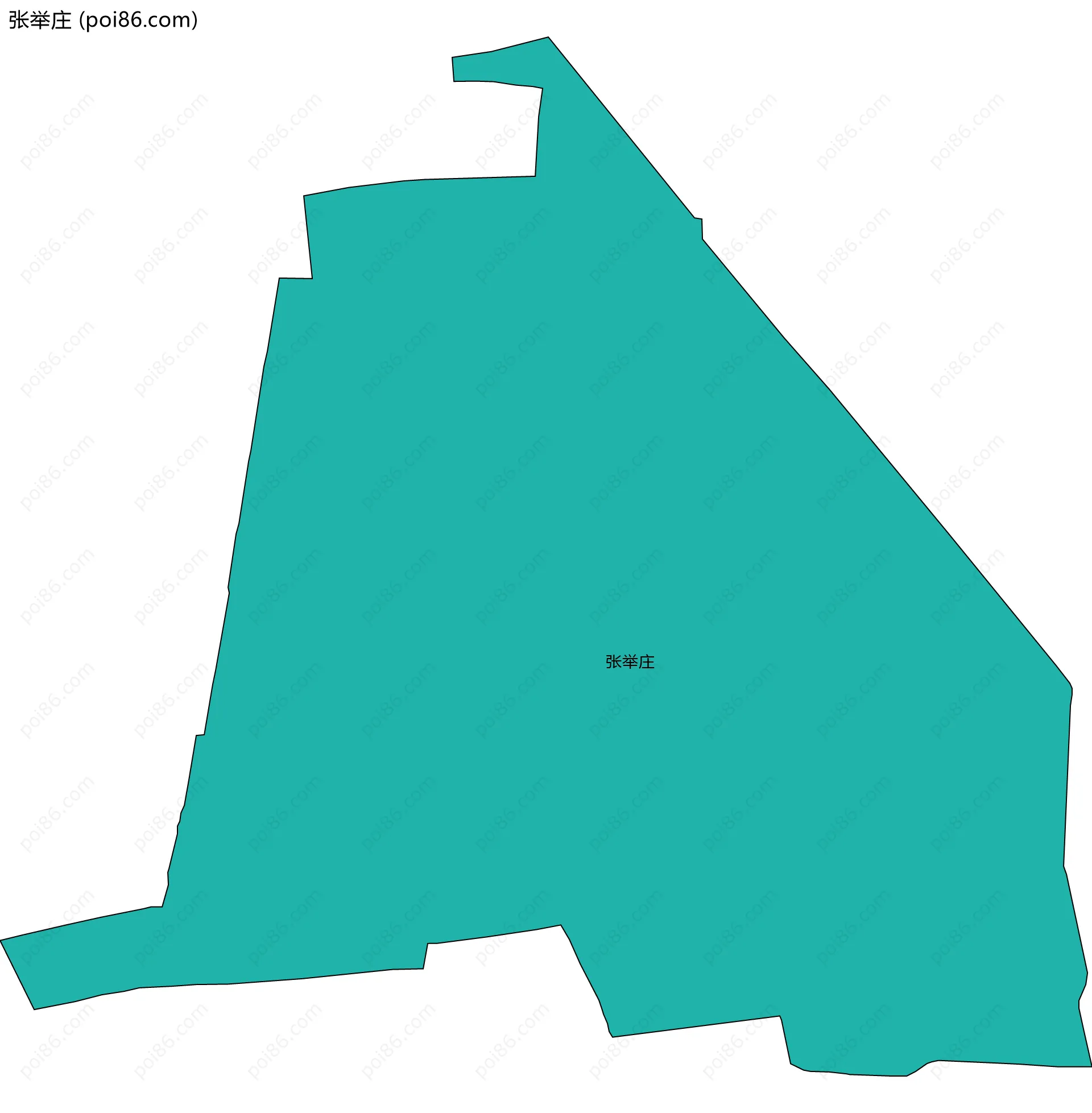 张举庄边界地图