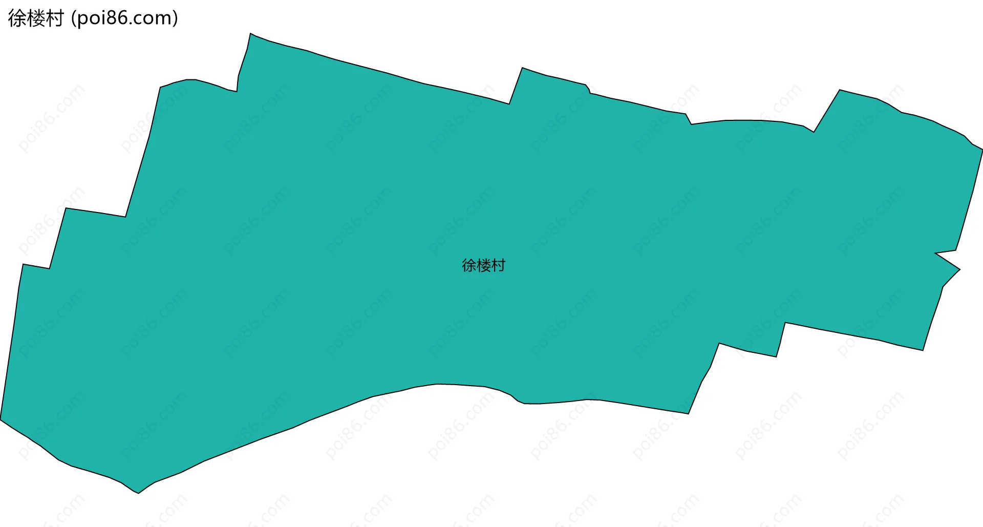 徐楼村边界地图