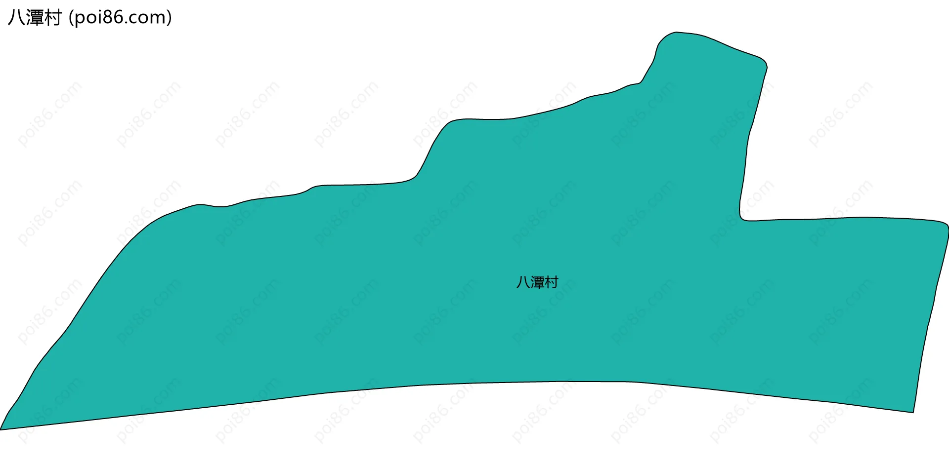 八潭村边界地图