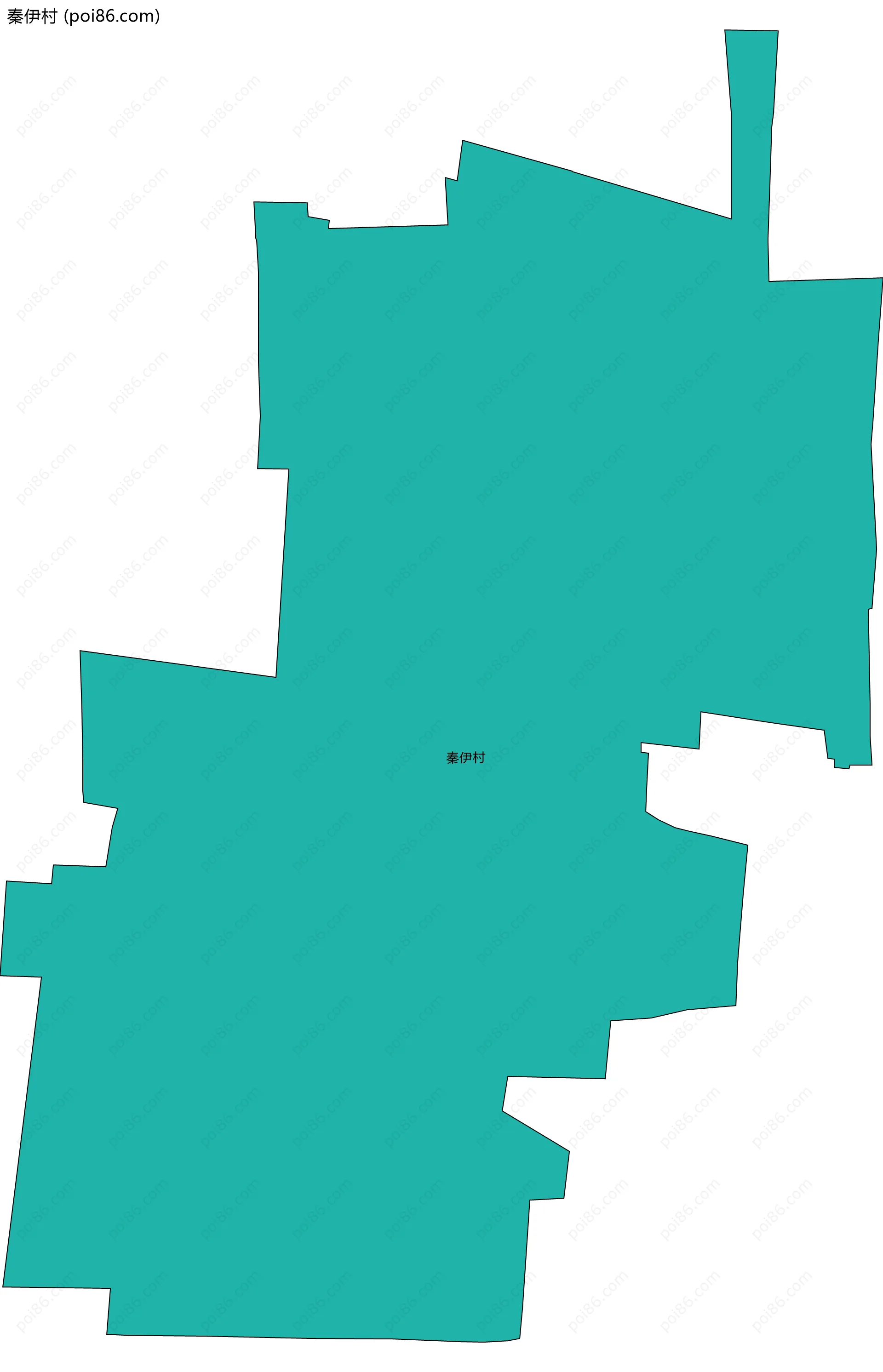 秦伊村边界地图