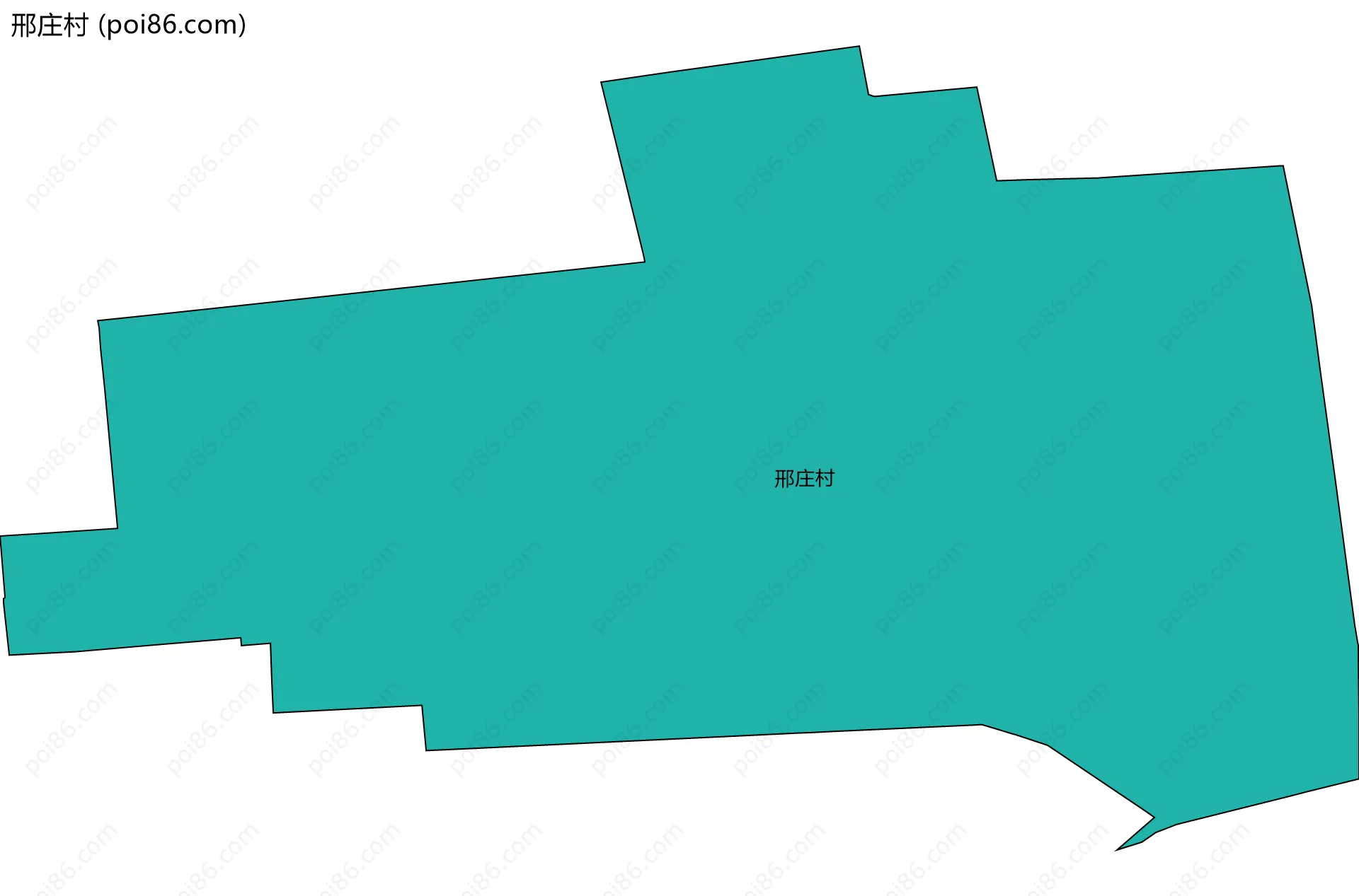 邢庄村边界地图