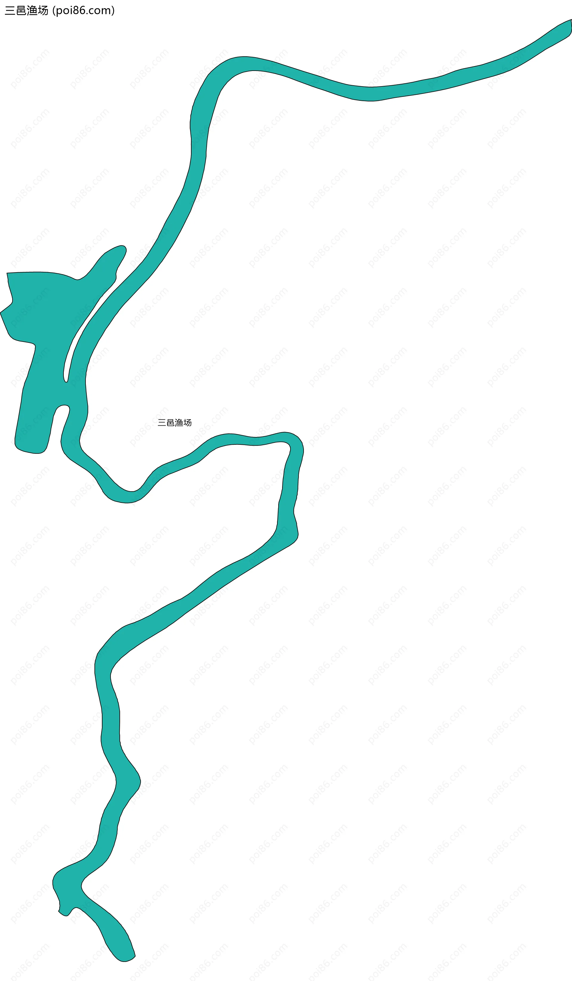 三邑渔场边界地图