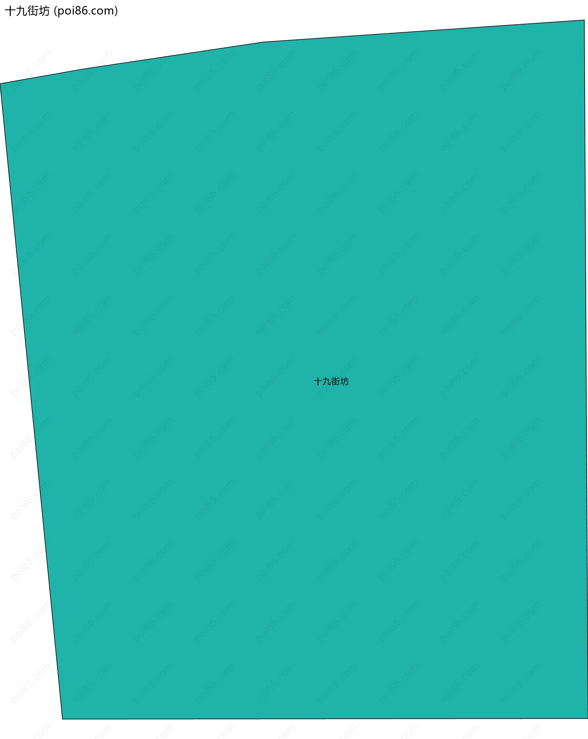 十九街坊边界地图