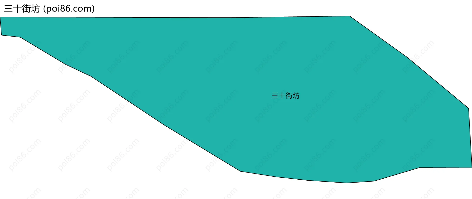 三十街坊边界地图